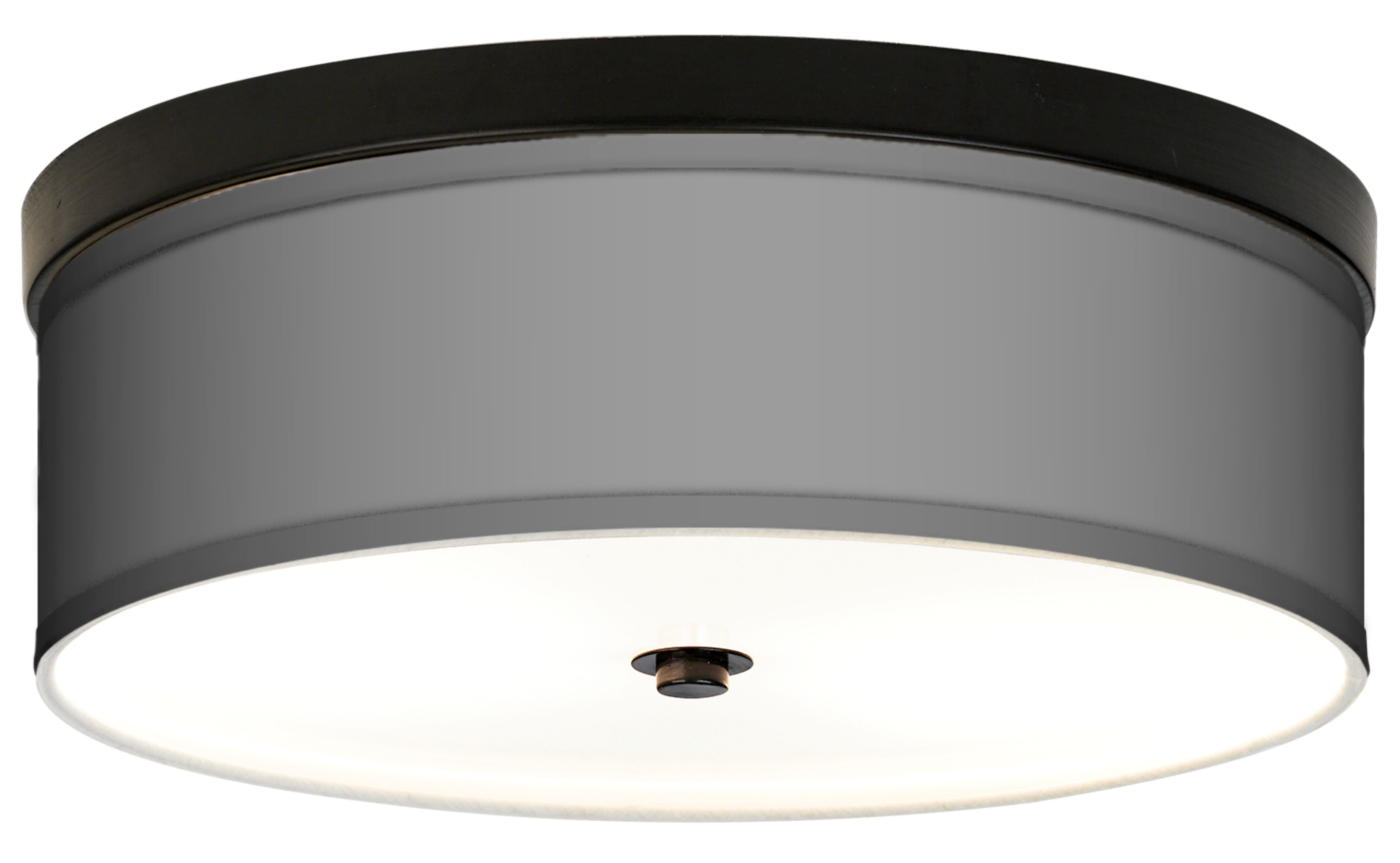 Bronze Finish 14" Wide Energy Efficient Ceiling Light