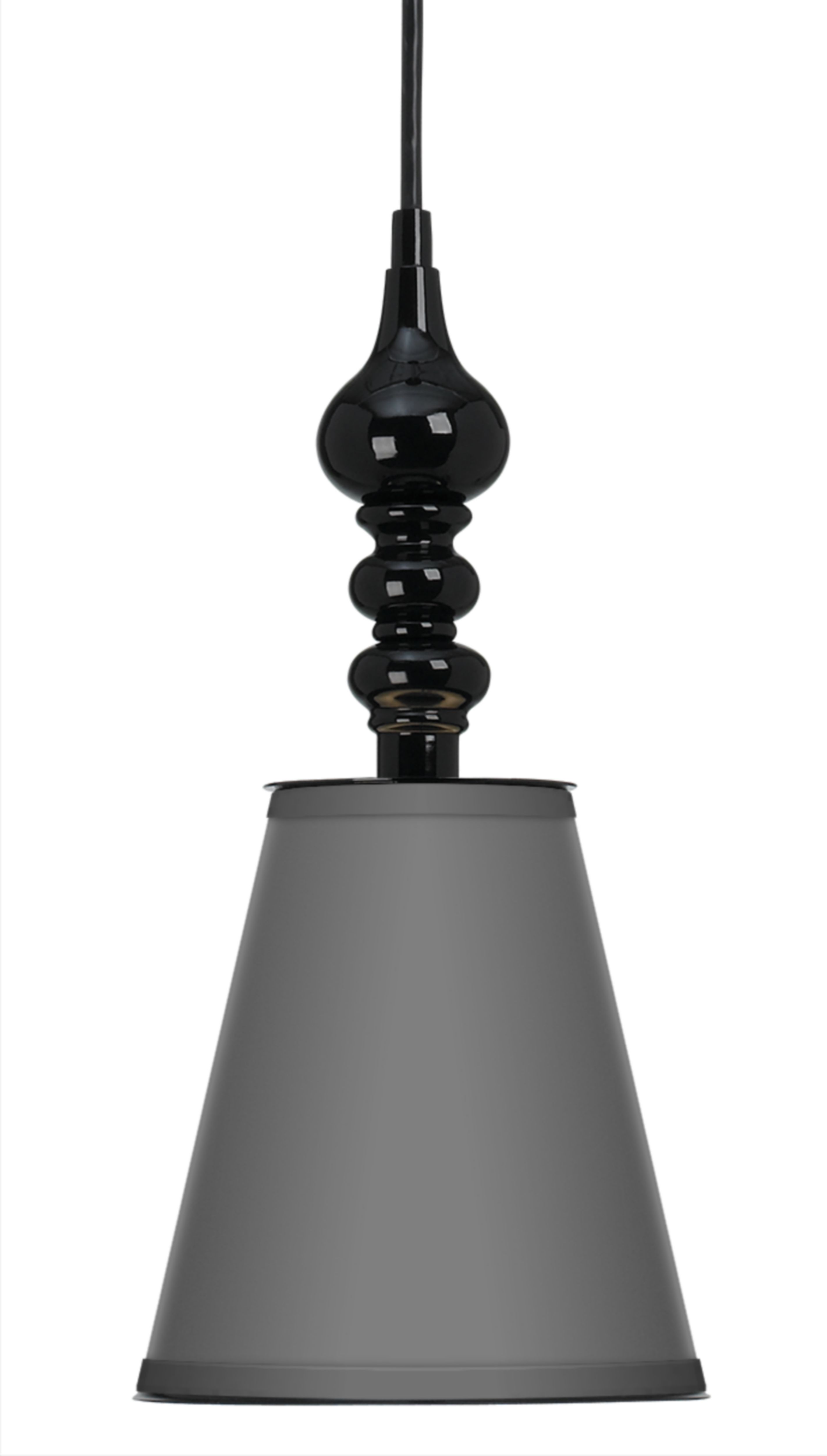 Black Finish 7 1/2" Wide Mini Pendant