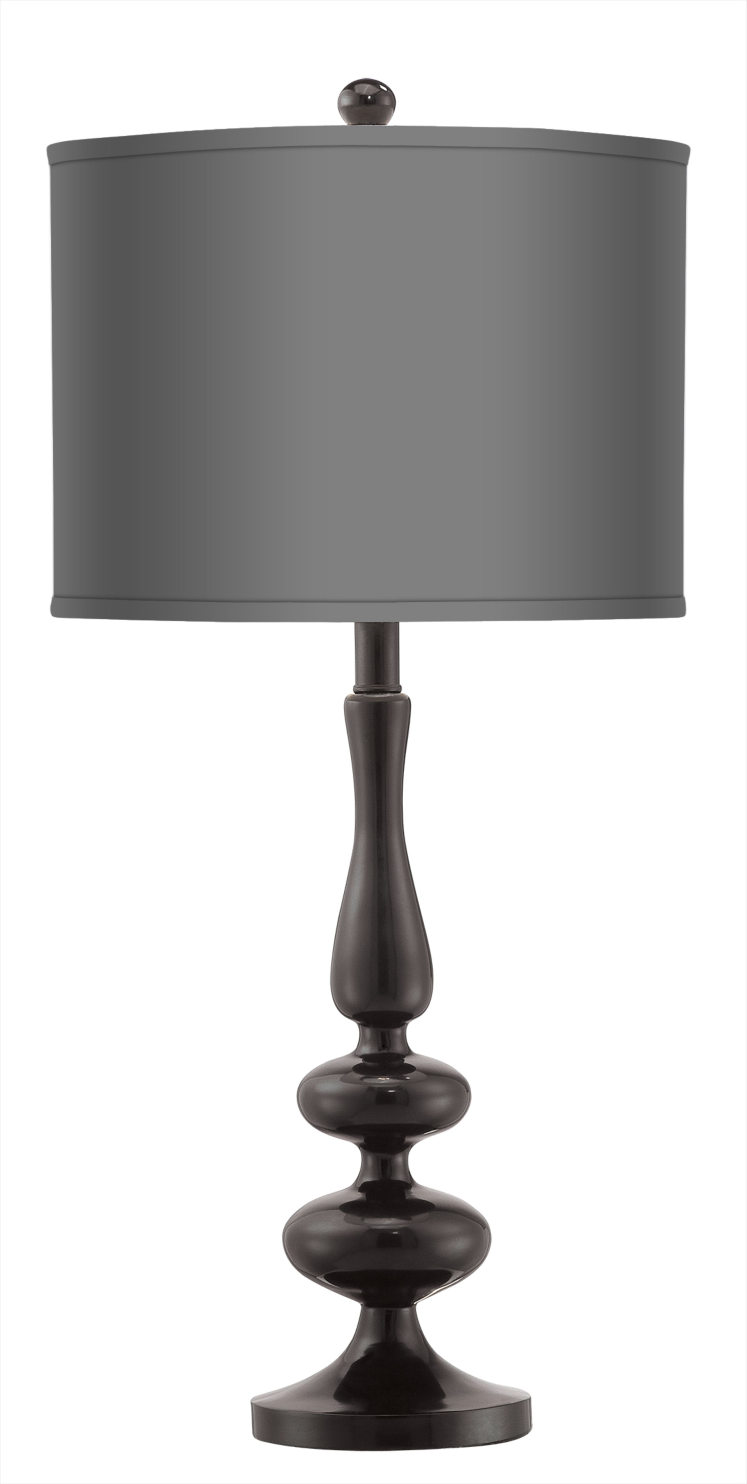 Modern Gloss Black Base Table Lamp