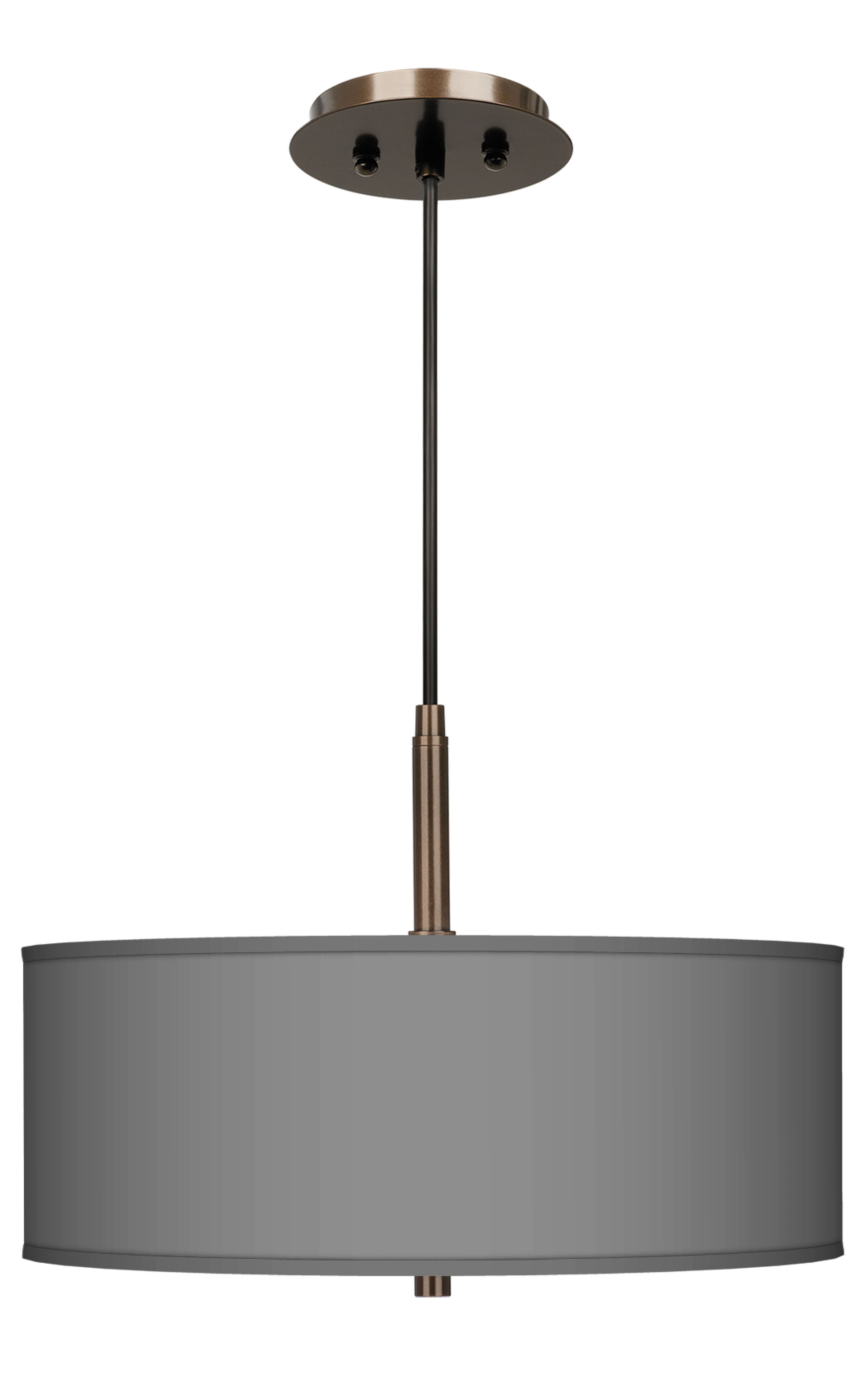 Giclee Glow 16" Wide Bronze Pendant Chandelier