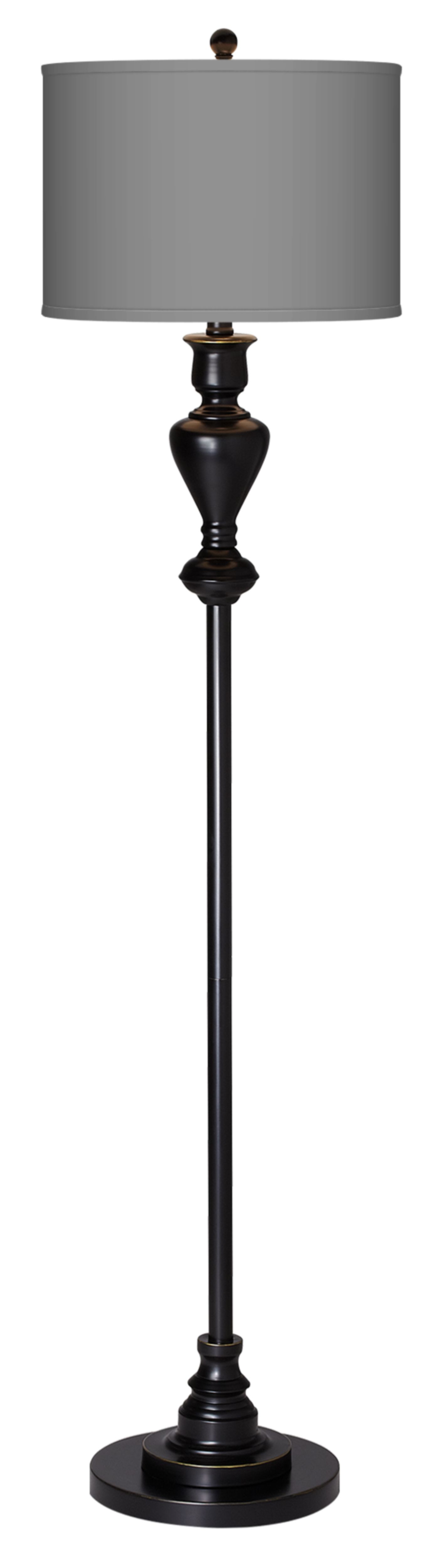 Giclee Glow Black Bronze Floor Lamp