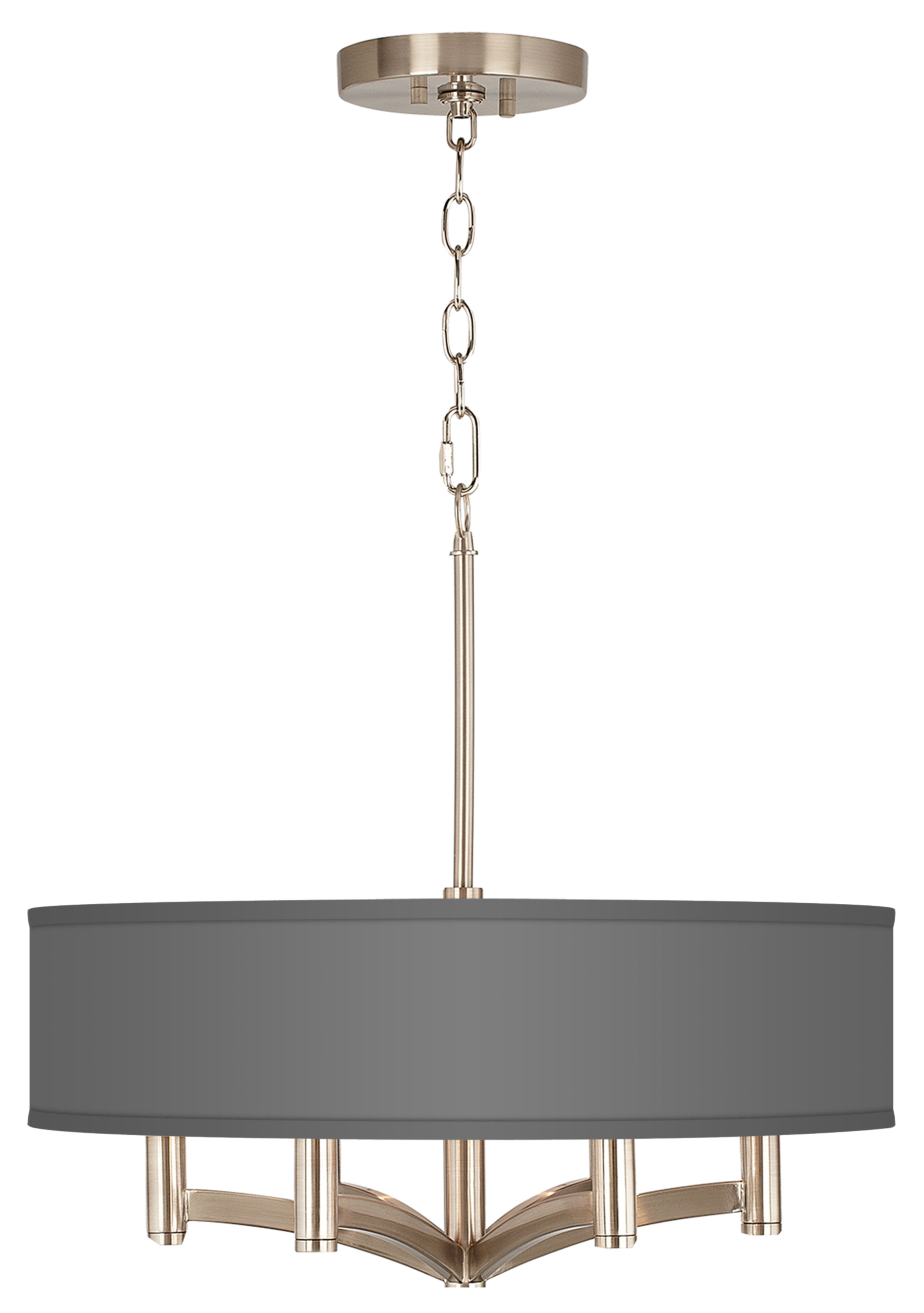 Ava 6-Light Nickel Pendant Chandelier