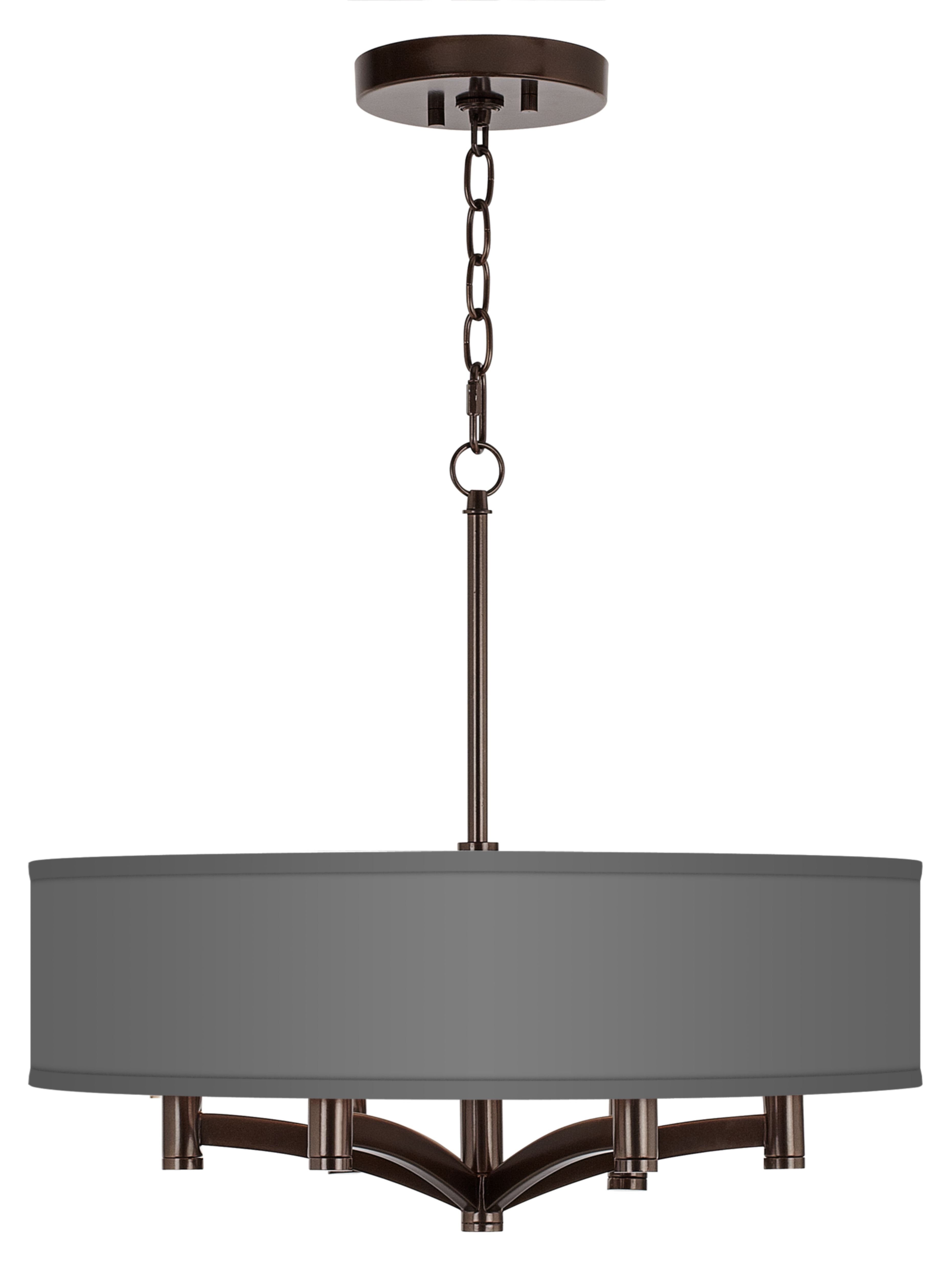 Ava 6-Light Bronze Pendant Chandelier