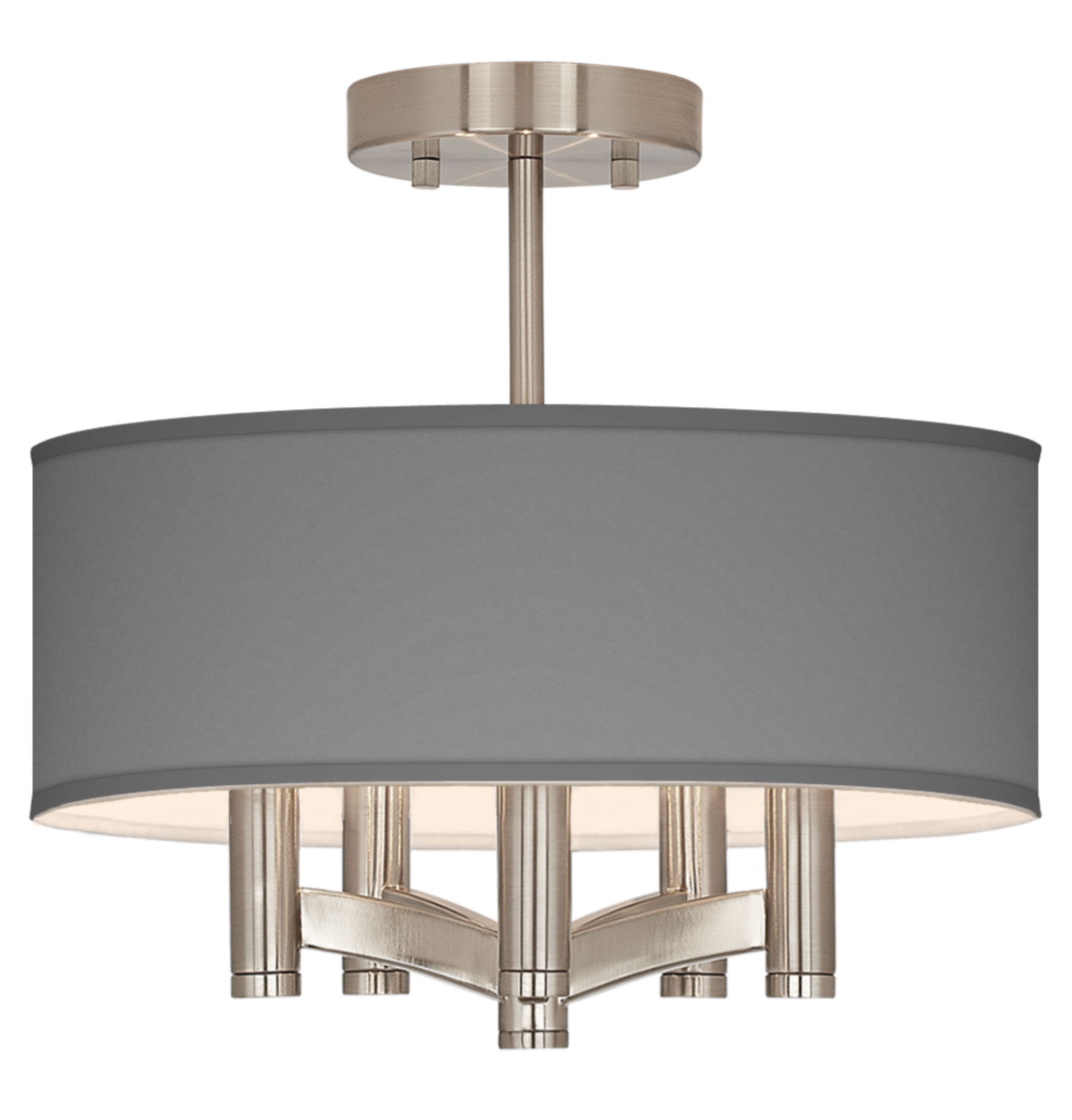 Ava 5-Light Nickel Ceiling Light
