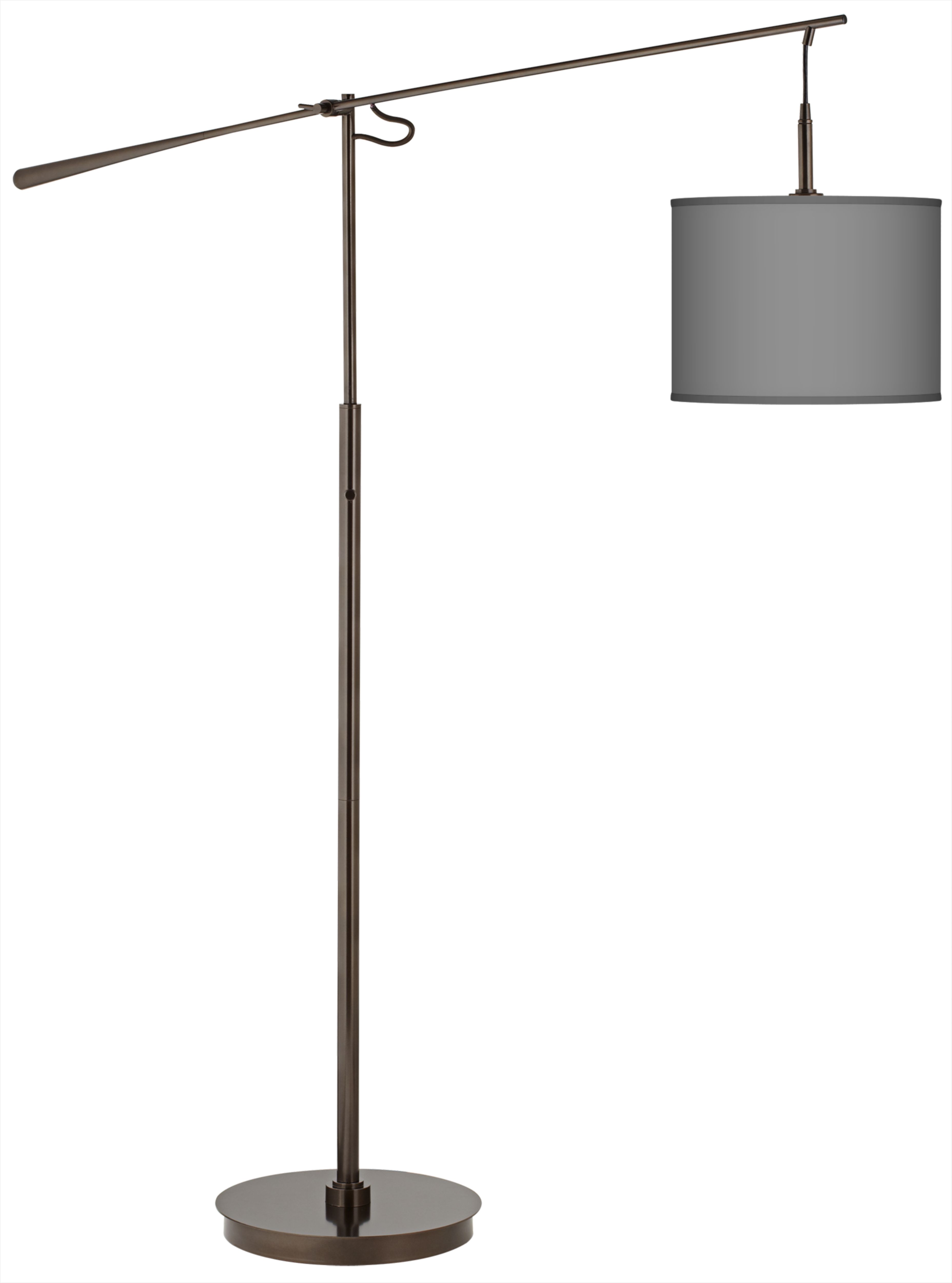 Tiger Bronze Balance Arm Floor Lamp