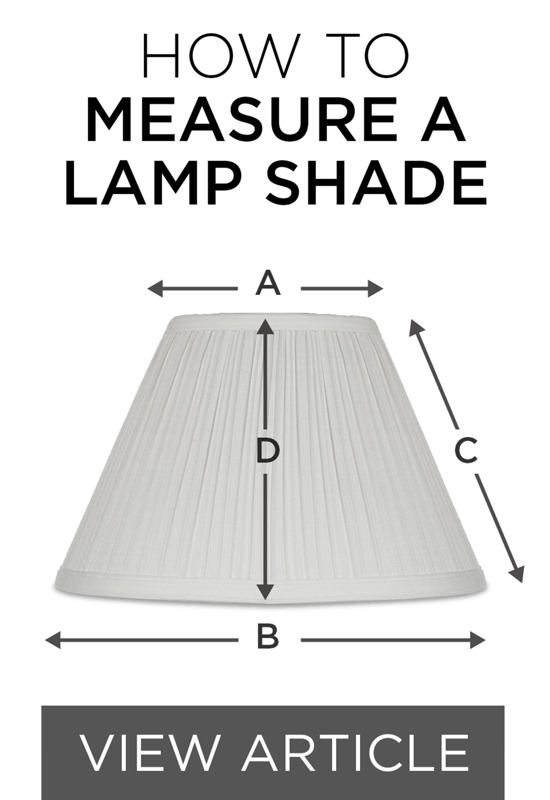 How To Measure a Lamp Shade