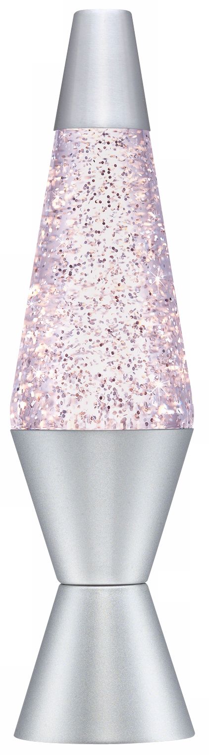 Silver Glitter LAVA®  Lamp