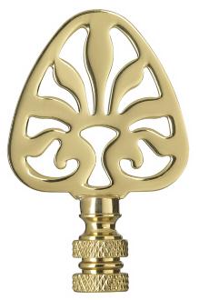Solid Brass Ideogram Table Lamp Finial 00161