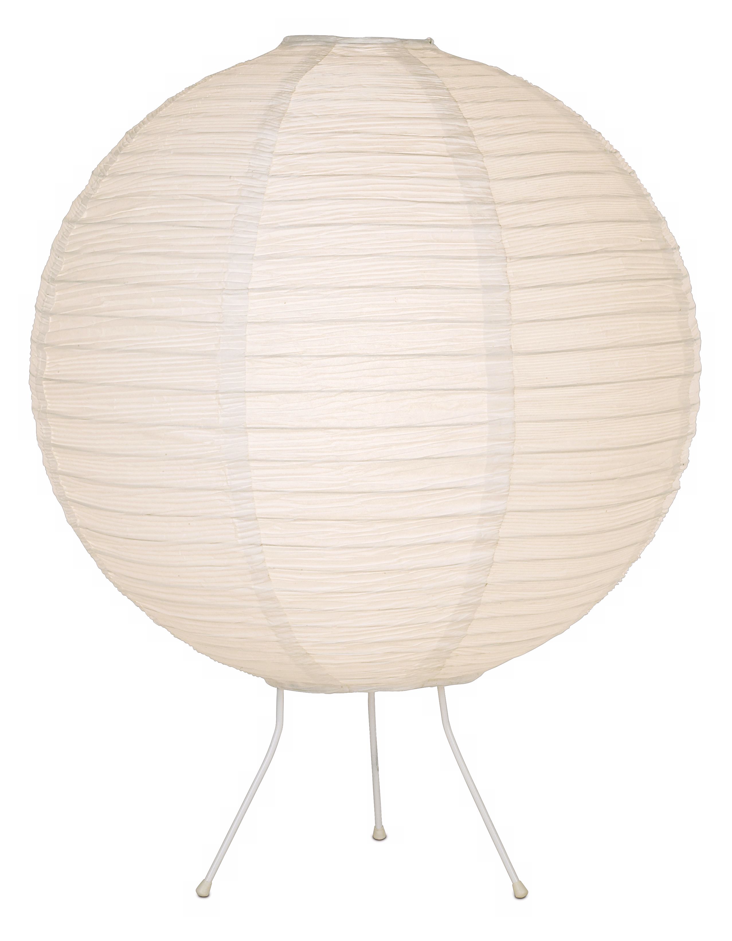 White Paper Sphere Lantern Accent Lamp