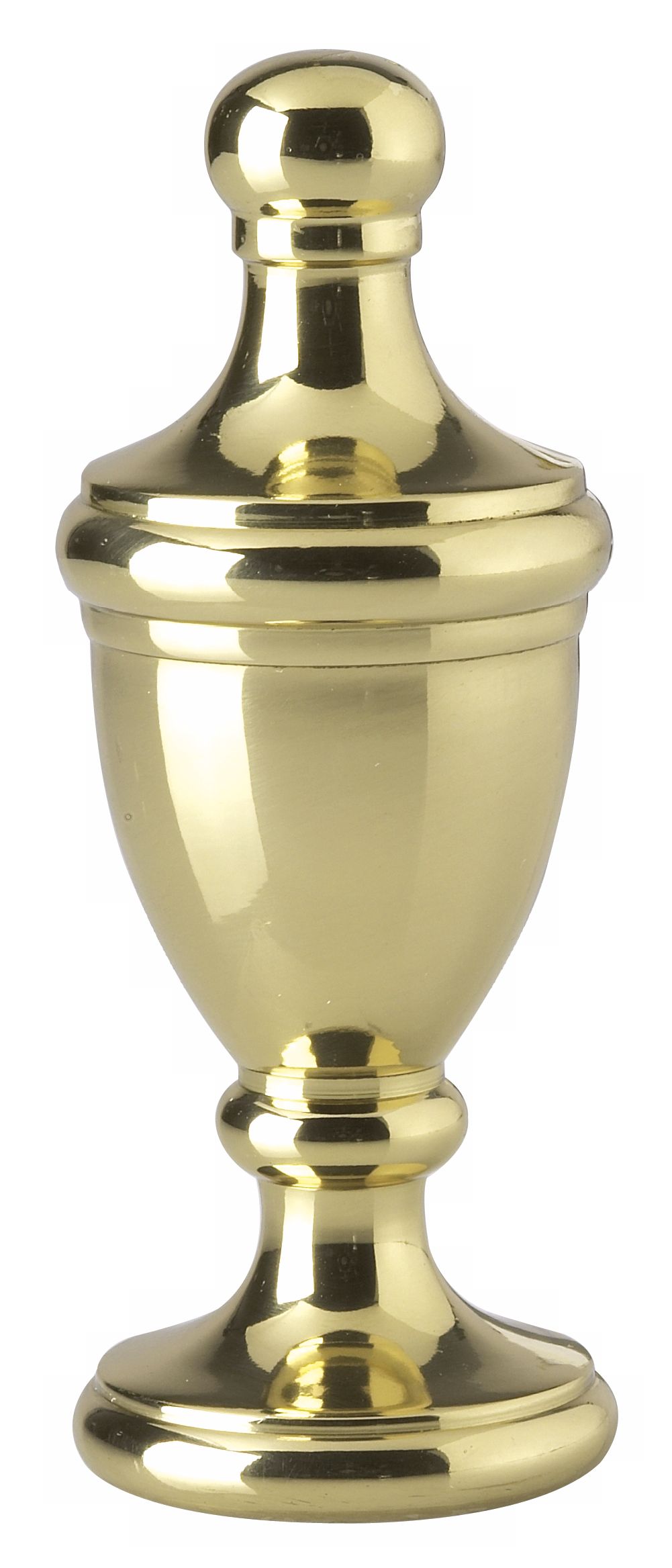Solid Brass Polished Urn Lamp Shade Finial