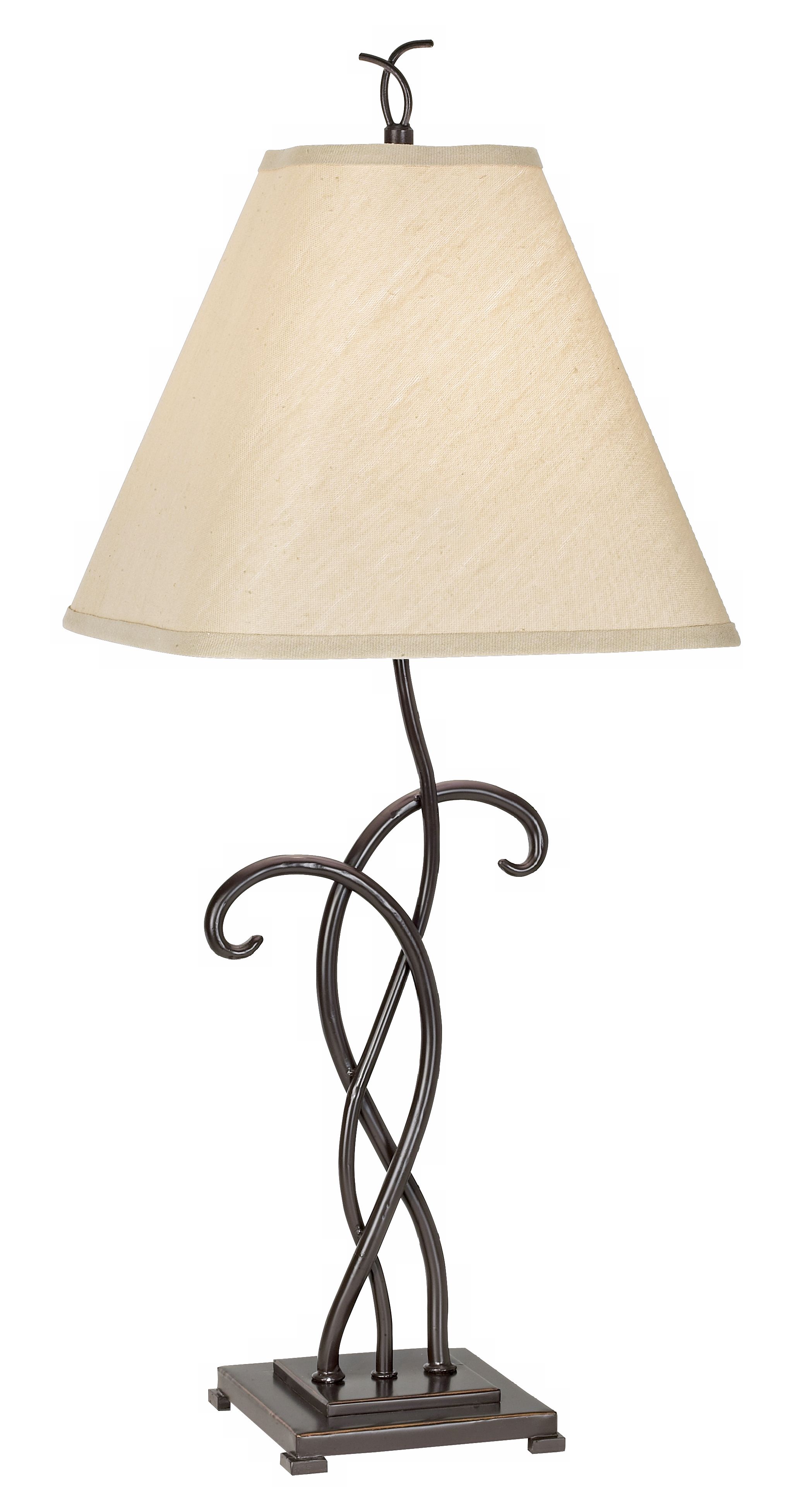 Iron Looped Vine Table Lamp