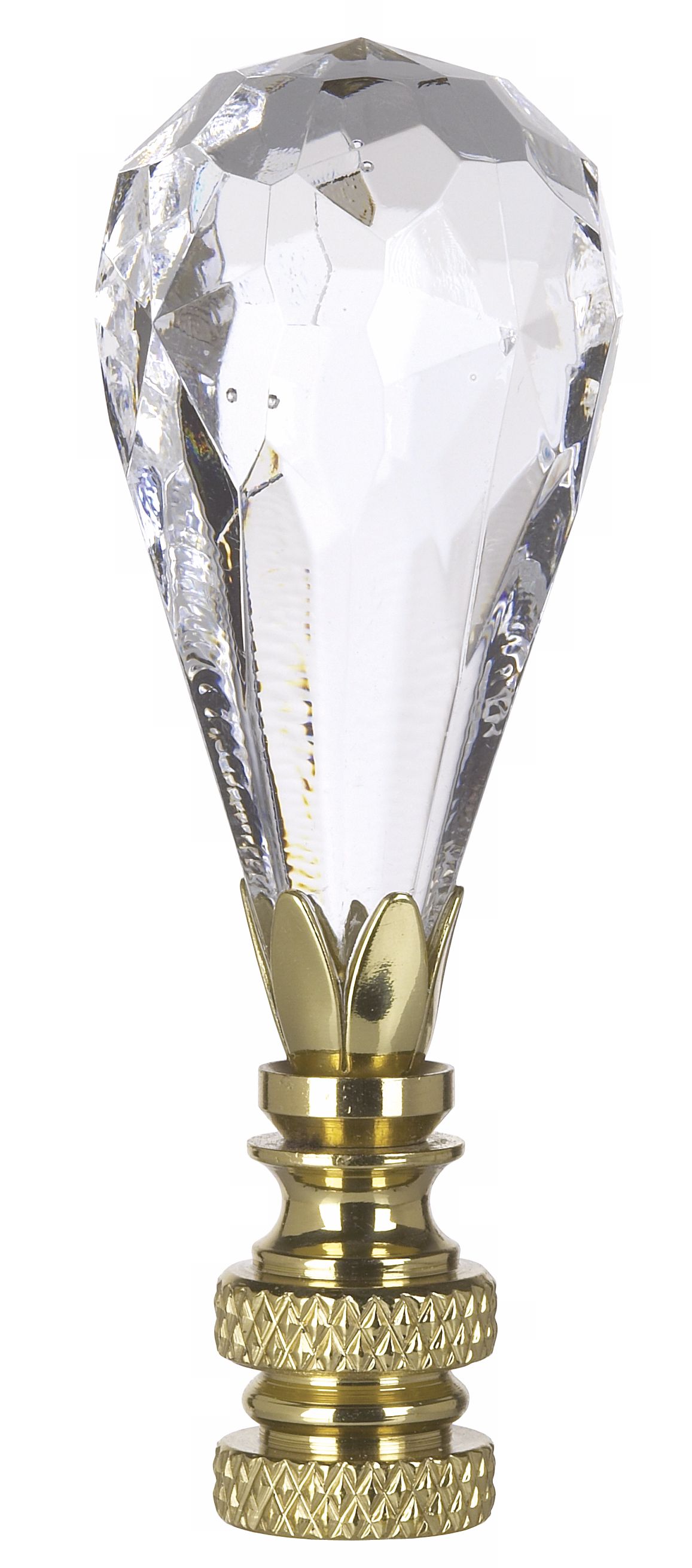 Glass Ballroom Lamp Shade Finial