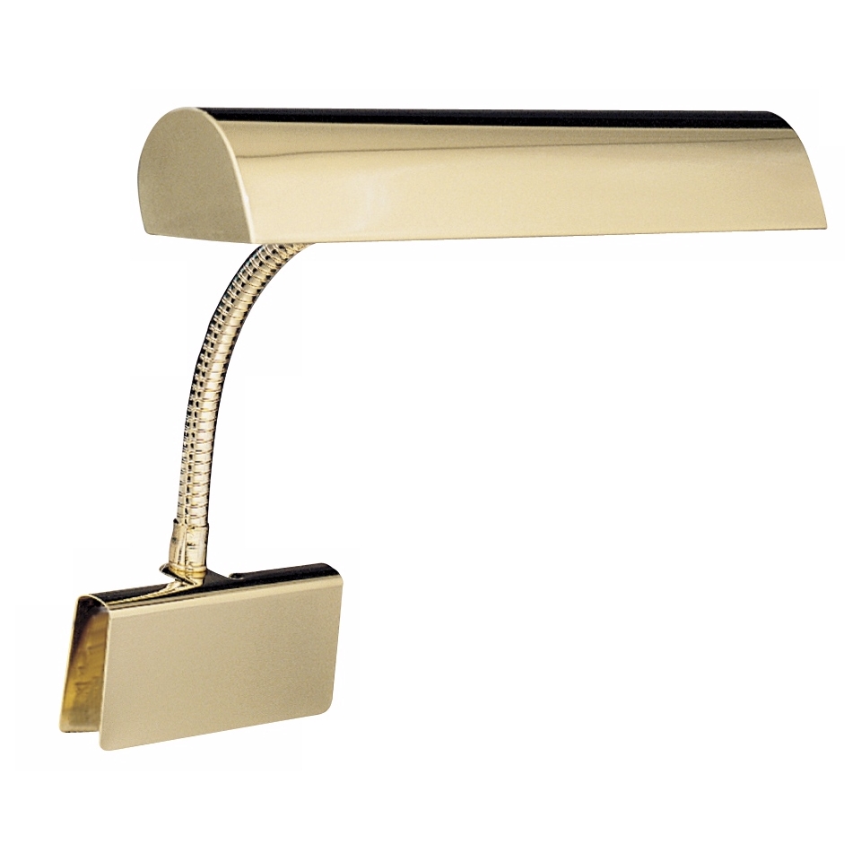 House of Troy Polished Brass Plug in Grand Piano Lamp   #00598