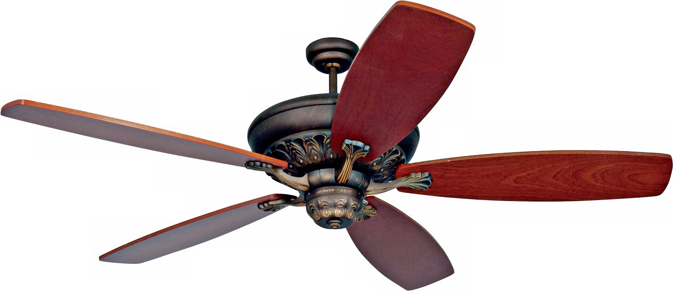 60" Monte Carlo St. Ives Roman Bronze Ceiling Fan