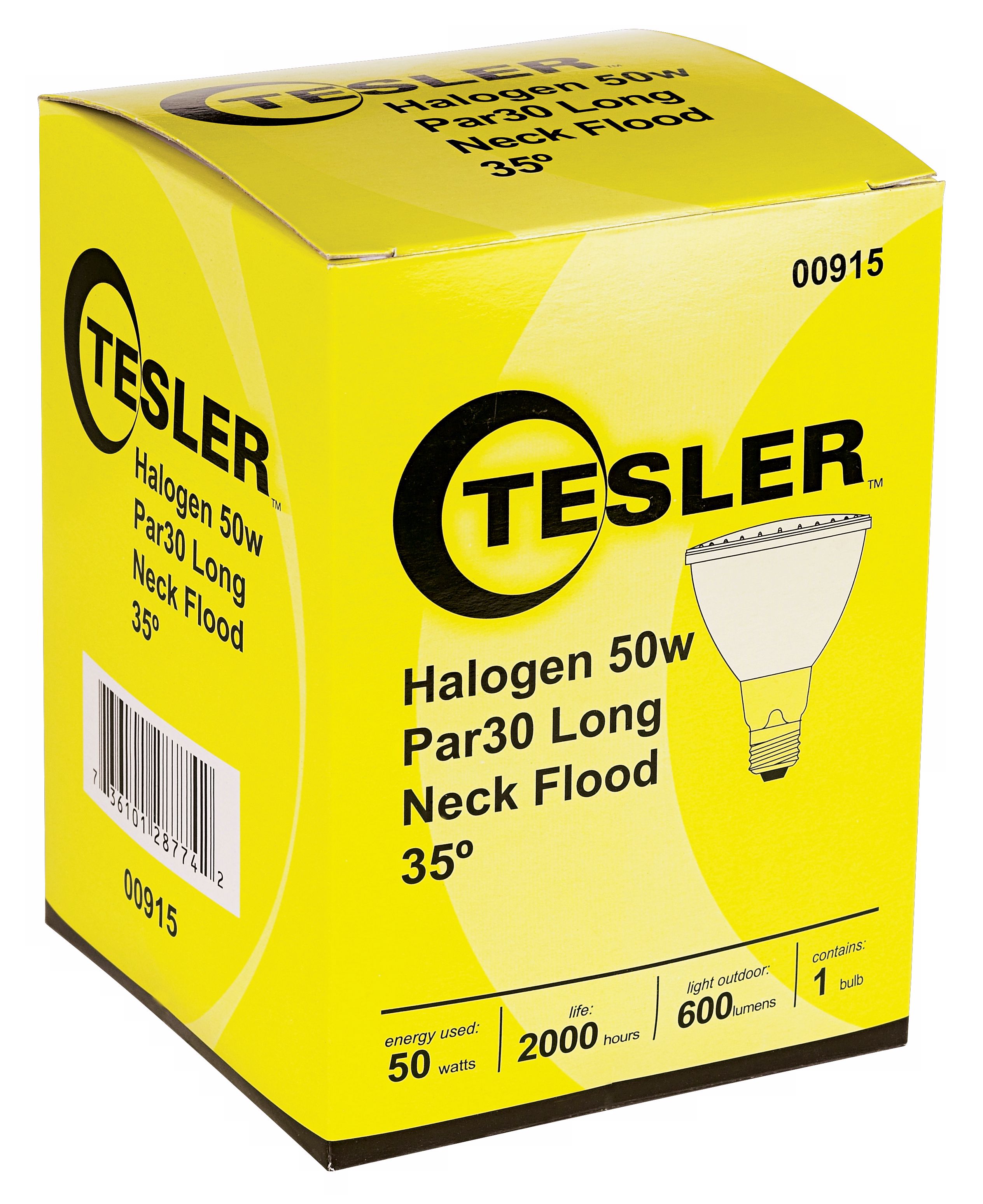 Tesler PAR30 50 Watt Long Neck Halogen Light Bulb
