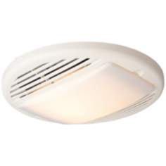 Bathroom Fans  Light on Tieber 50cfm White Premium Bathroom Exhaust Fan With Light