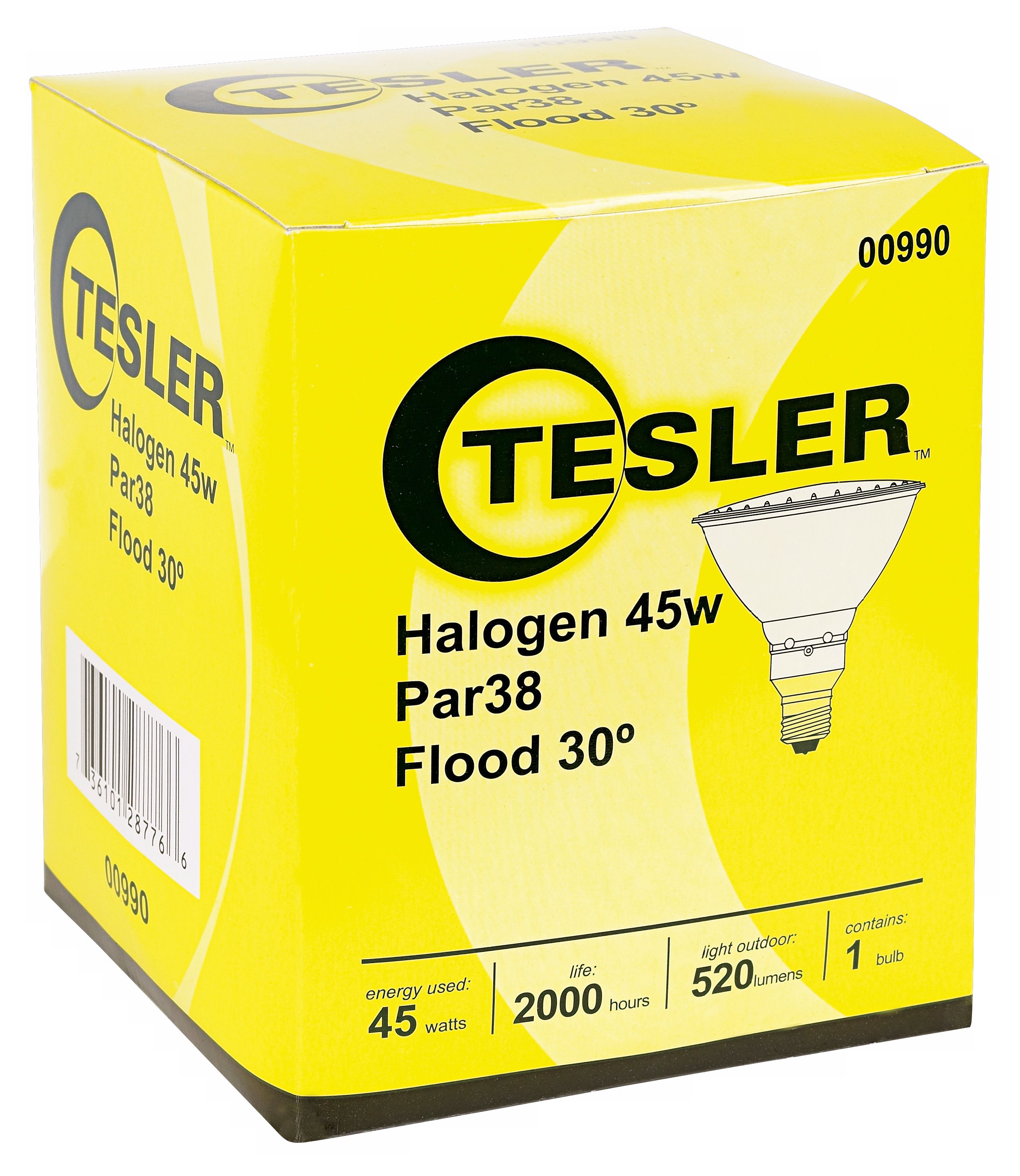 Tesler PAR38 Halogen 45 Watt Flood Light Bulb