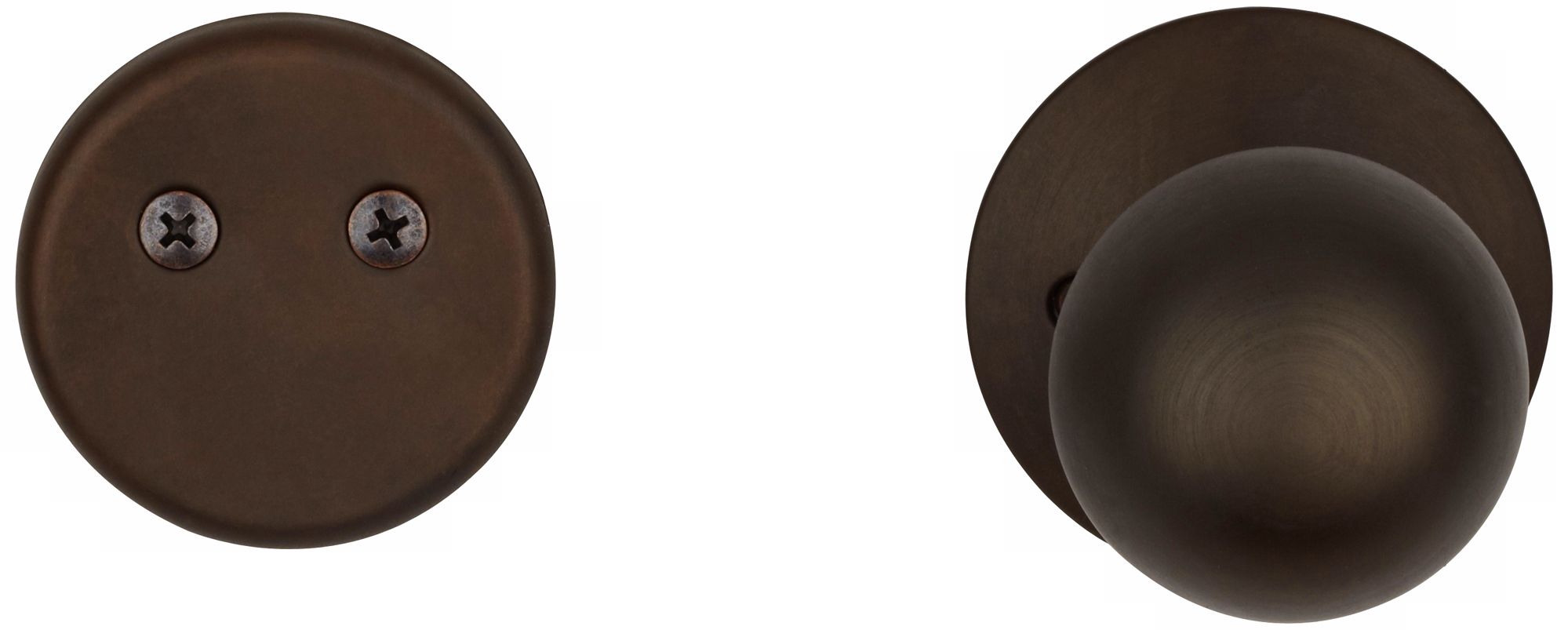 Schlage Orbit Oil-Rubbed Bronze Inside Dummy Door Knob