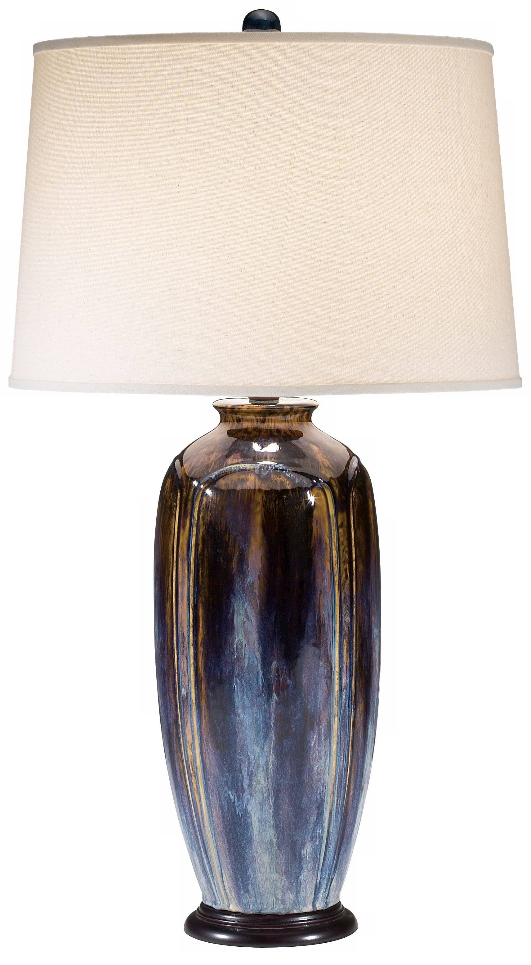 Reactive Blue Blend Ceramic Table Lamp 01186