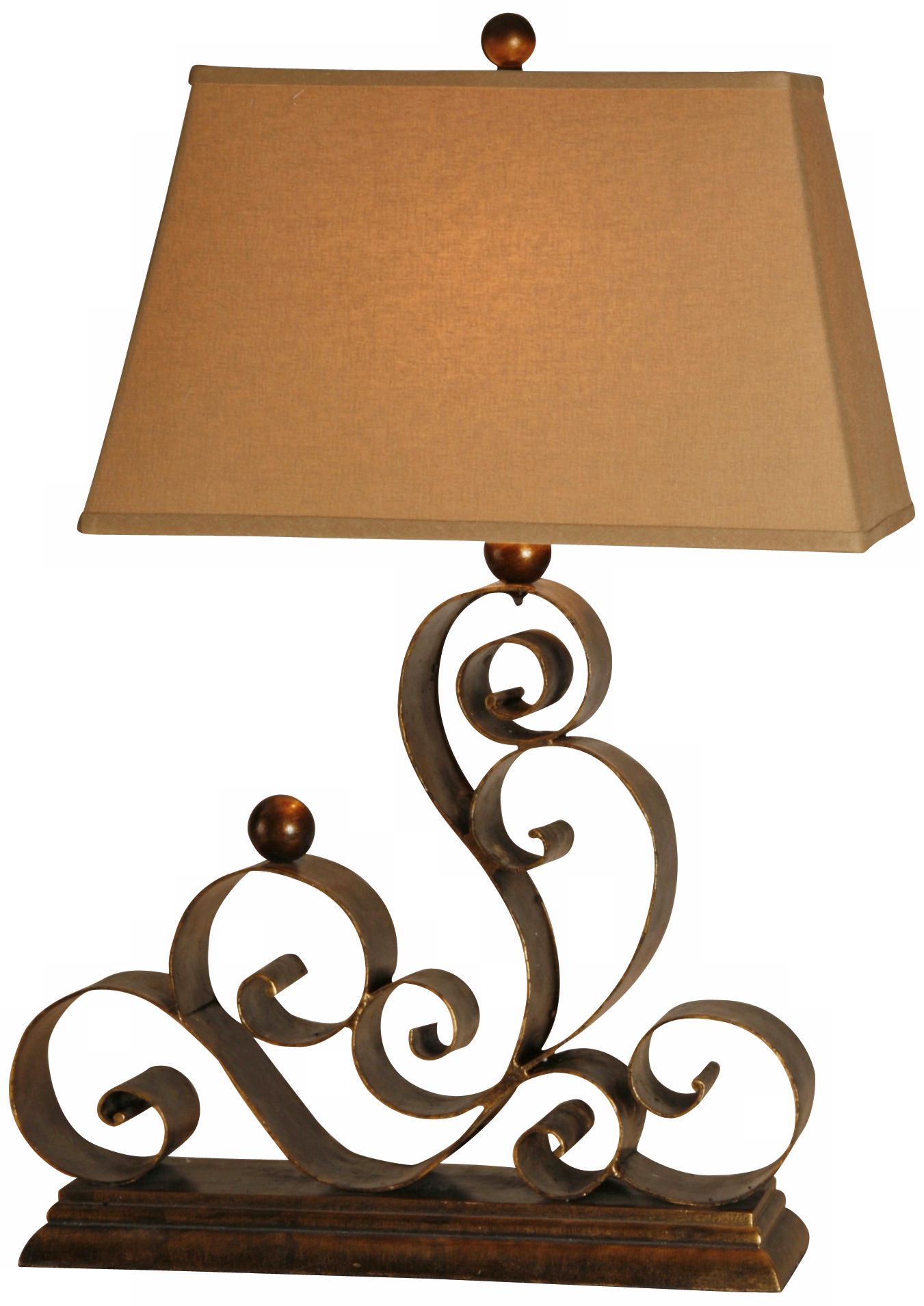 Raschella Iron Scrolling Table Lamp