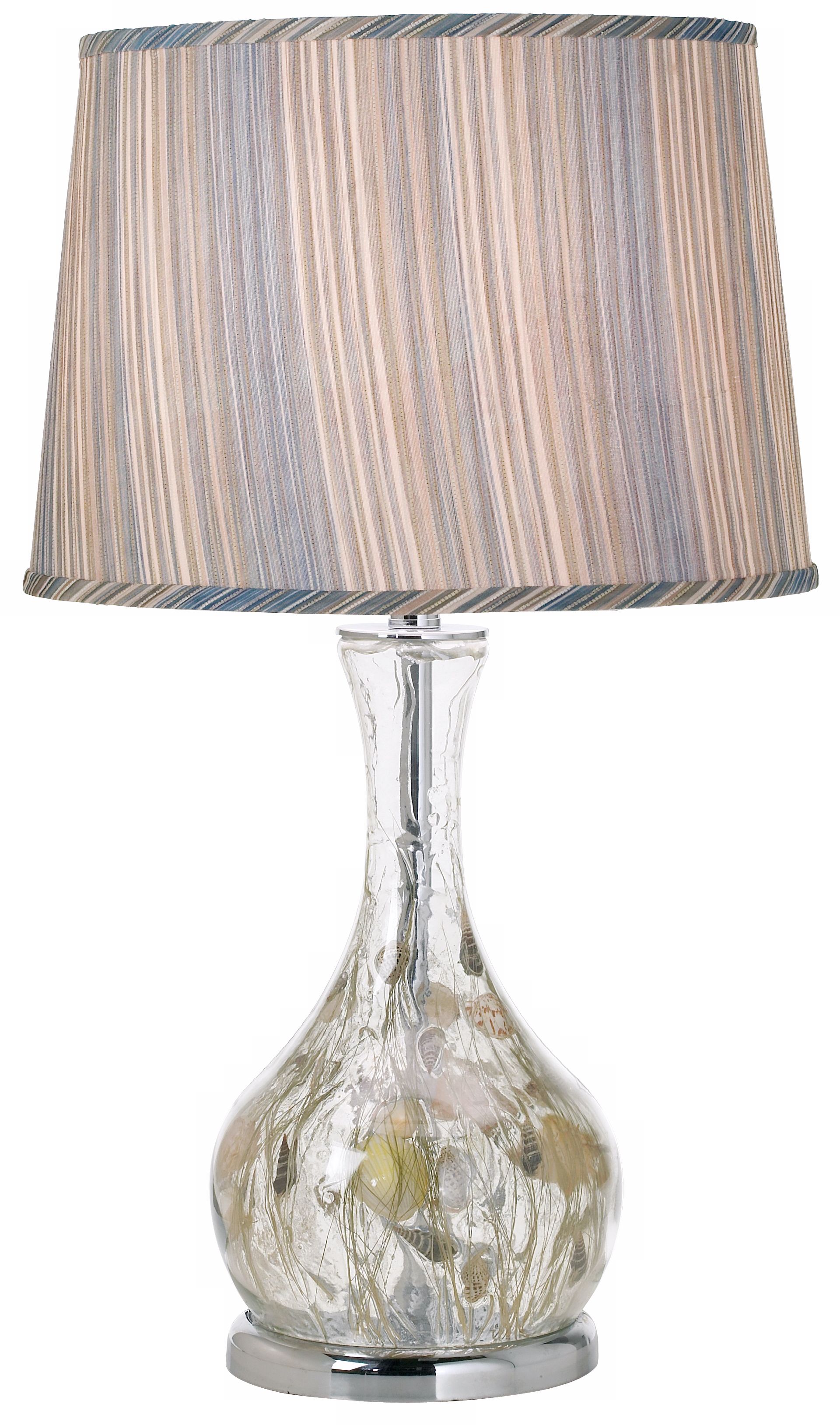 Crystalline Beach Seashell Table Lamp