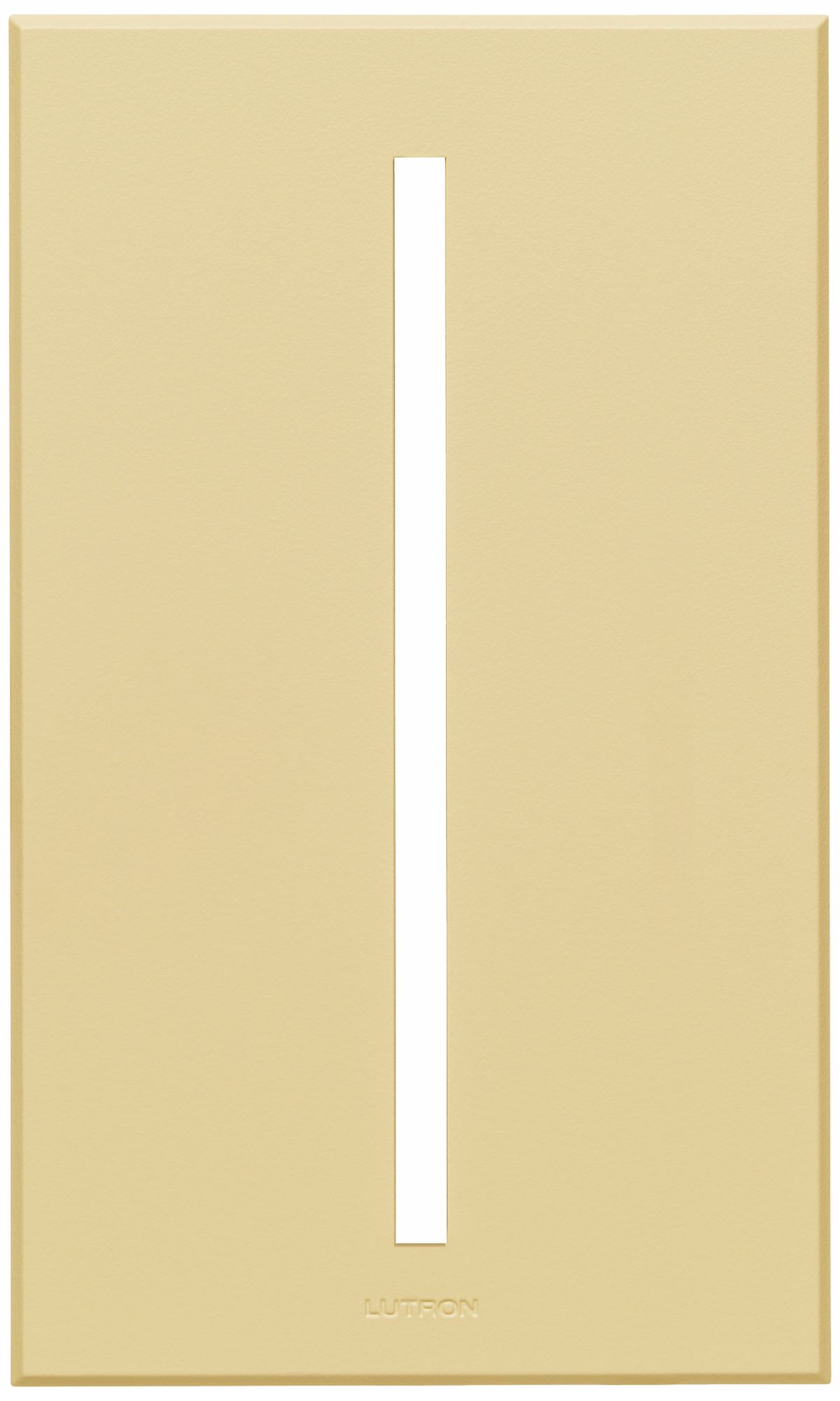 Lutron Vierti Ivory Single Gang Screwless Faceplate