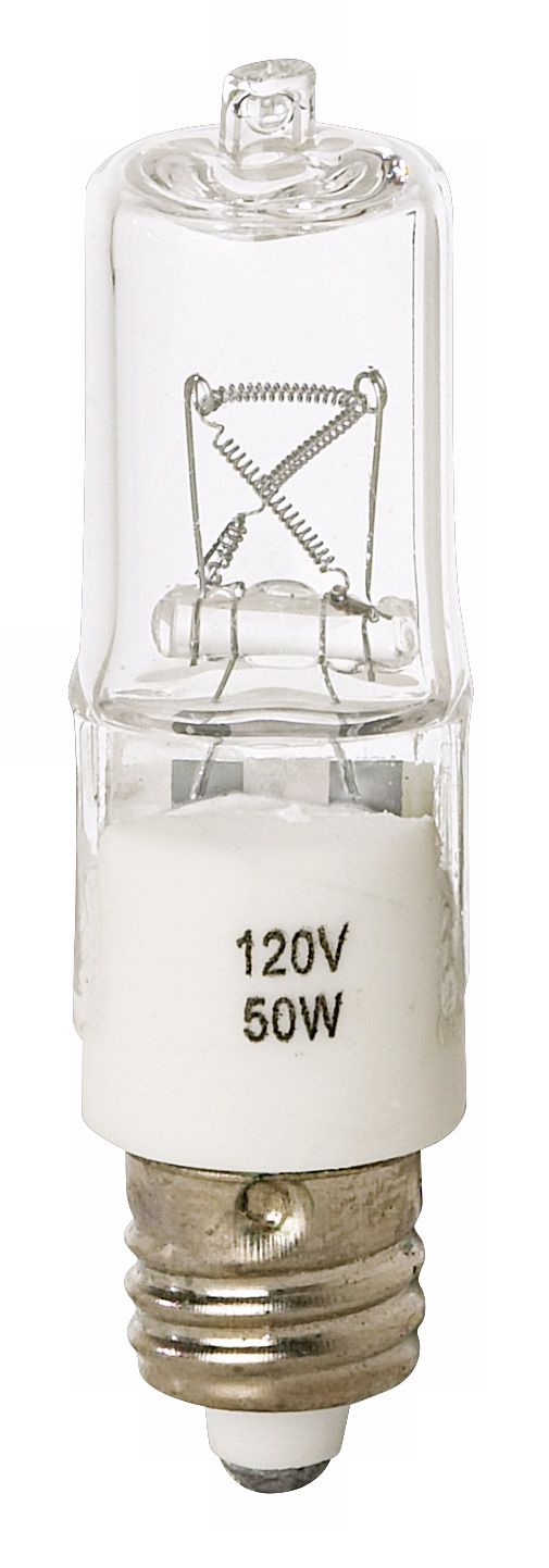 Tesler 50 Watt Mini Can Clear Short Halogen Light Bulb