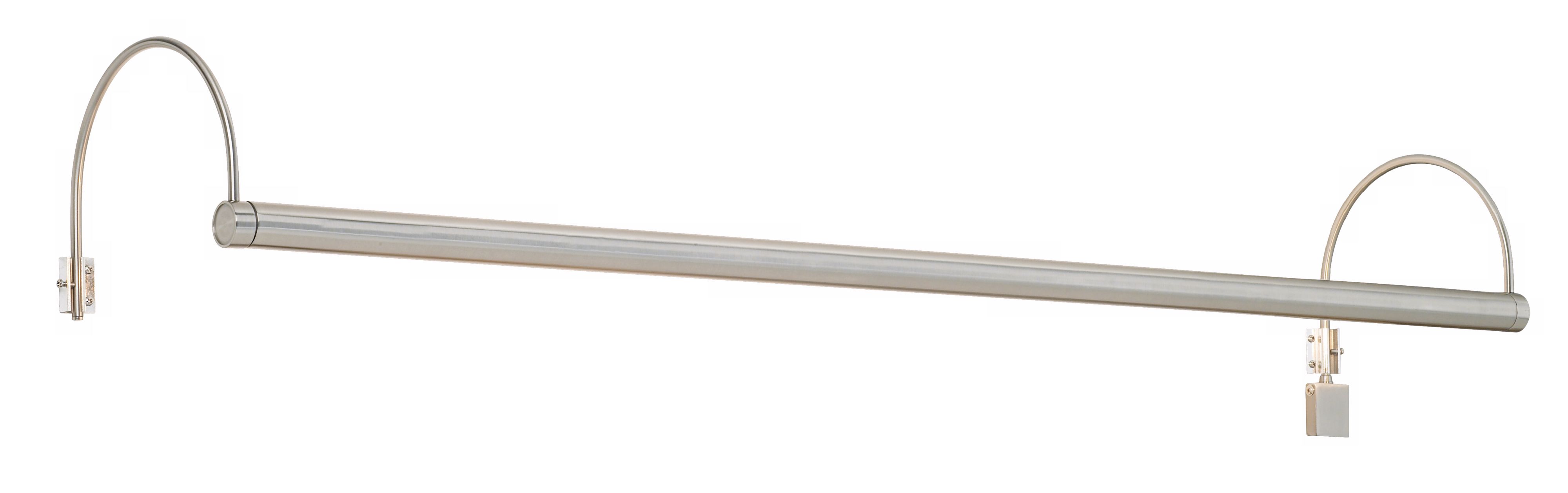 Modern Satin Nickel 48" Wide Plug-in Picture Light