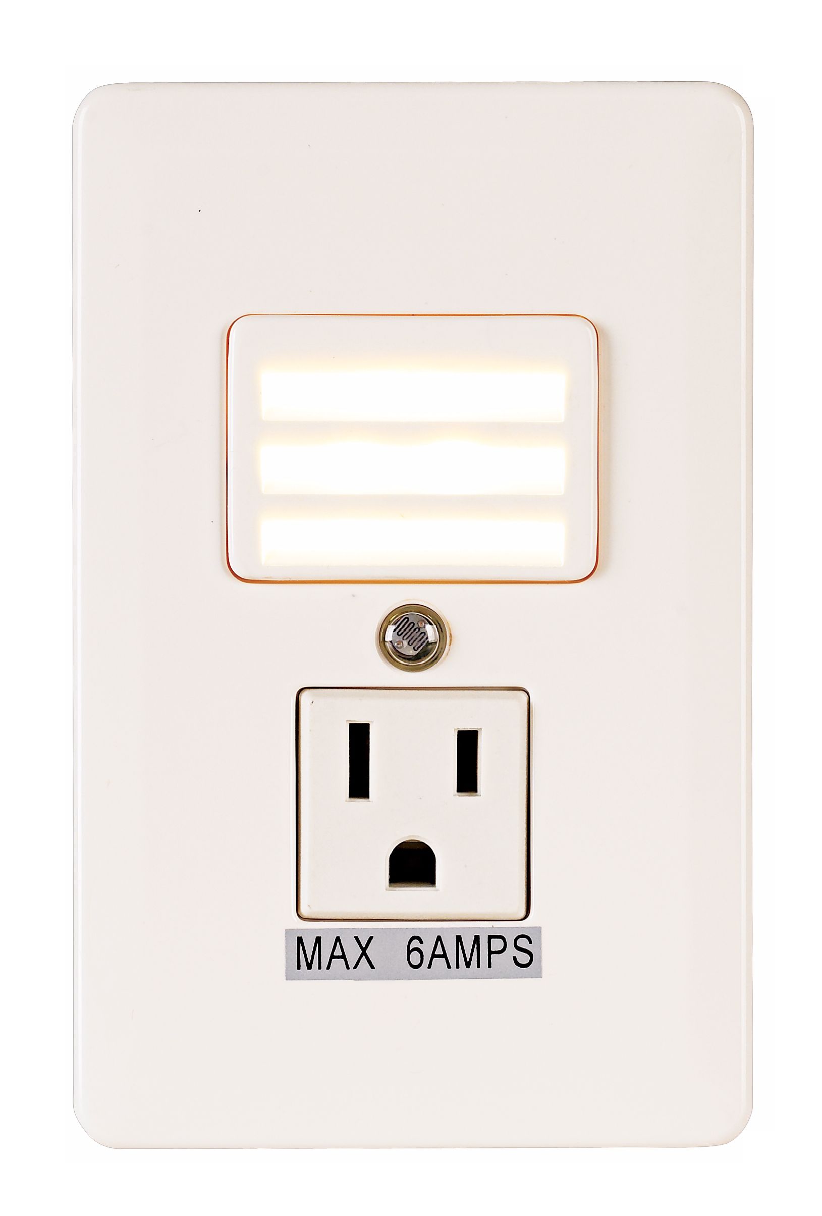 Louvered Recessed LED Night Light