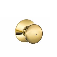 Plymouth Privacy Bright Brass Schlage Door Knob