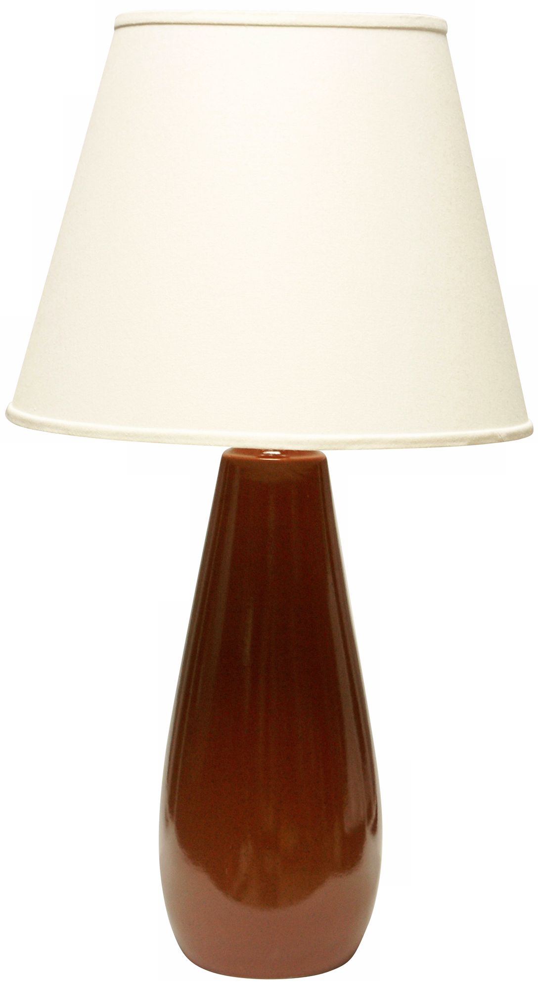 Haeger Potteries Cayenne Ceramic Tear Drop Table Lamp
