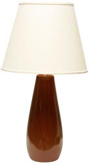 Haeger Potteries Cayenne Ceramic Tear Drop Table Lamp 02099