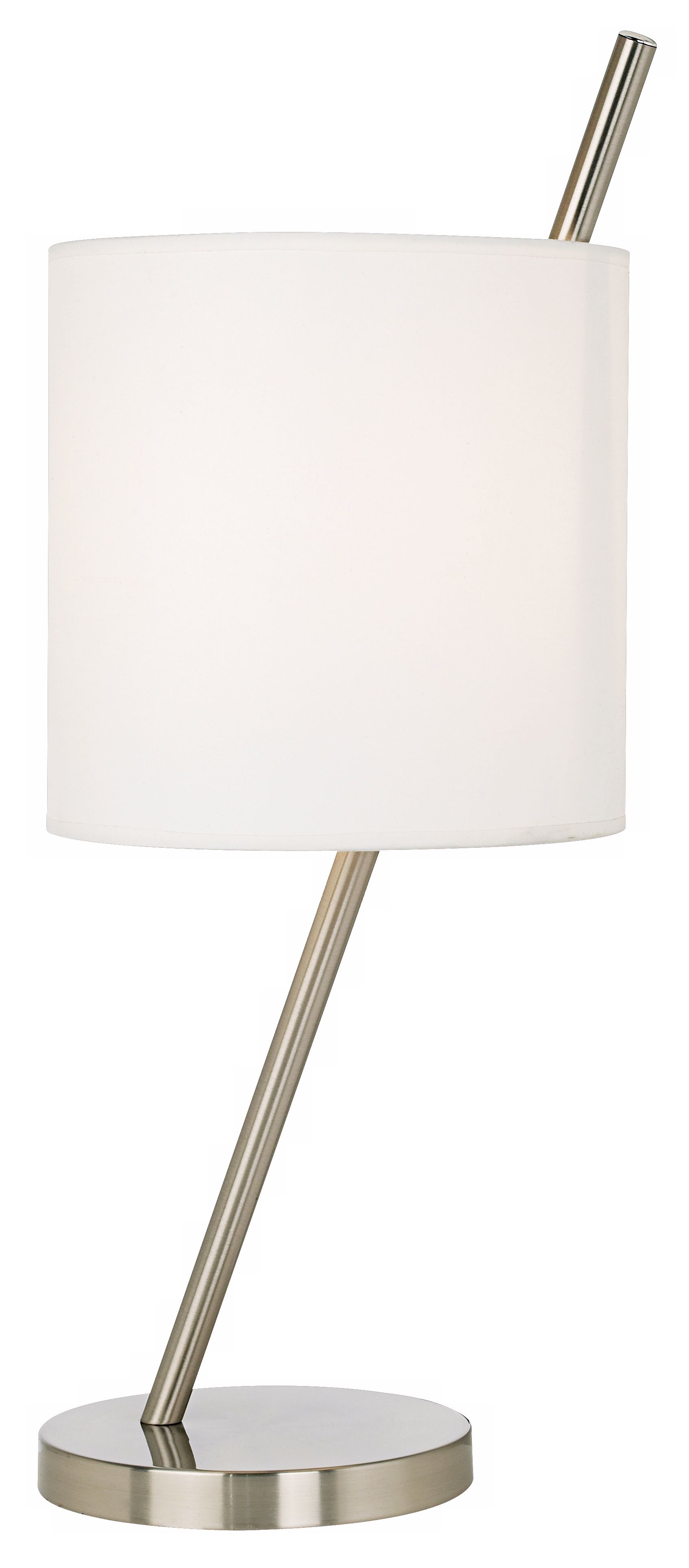 Tilt Arm Linen Shade Accent Table Lamp