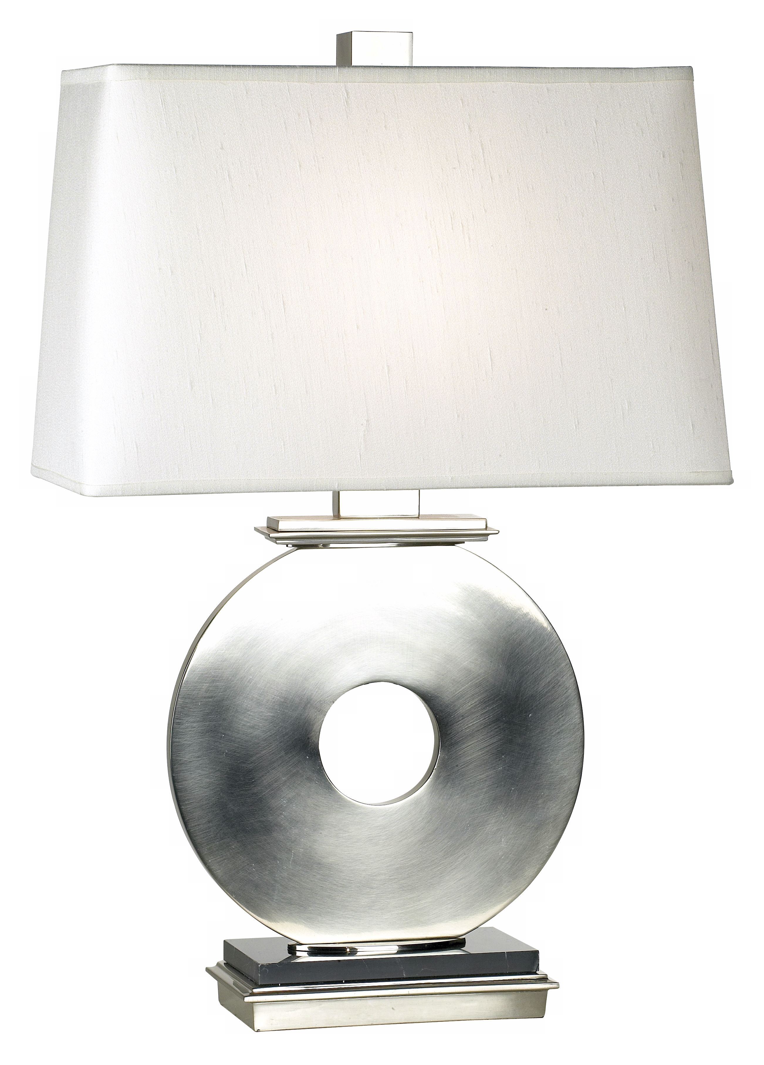 Robert Abbey Antique Silver O Table Lamp