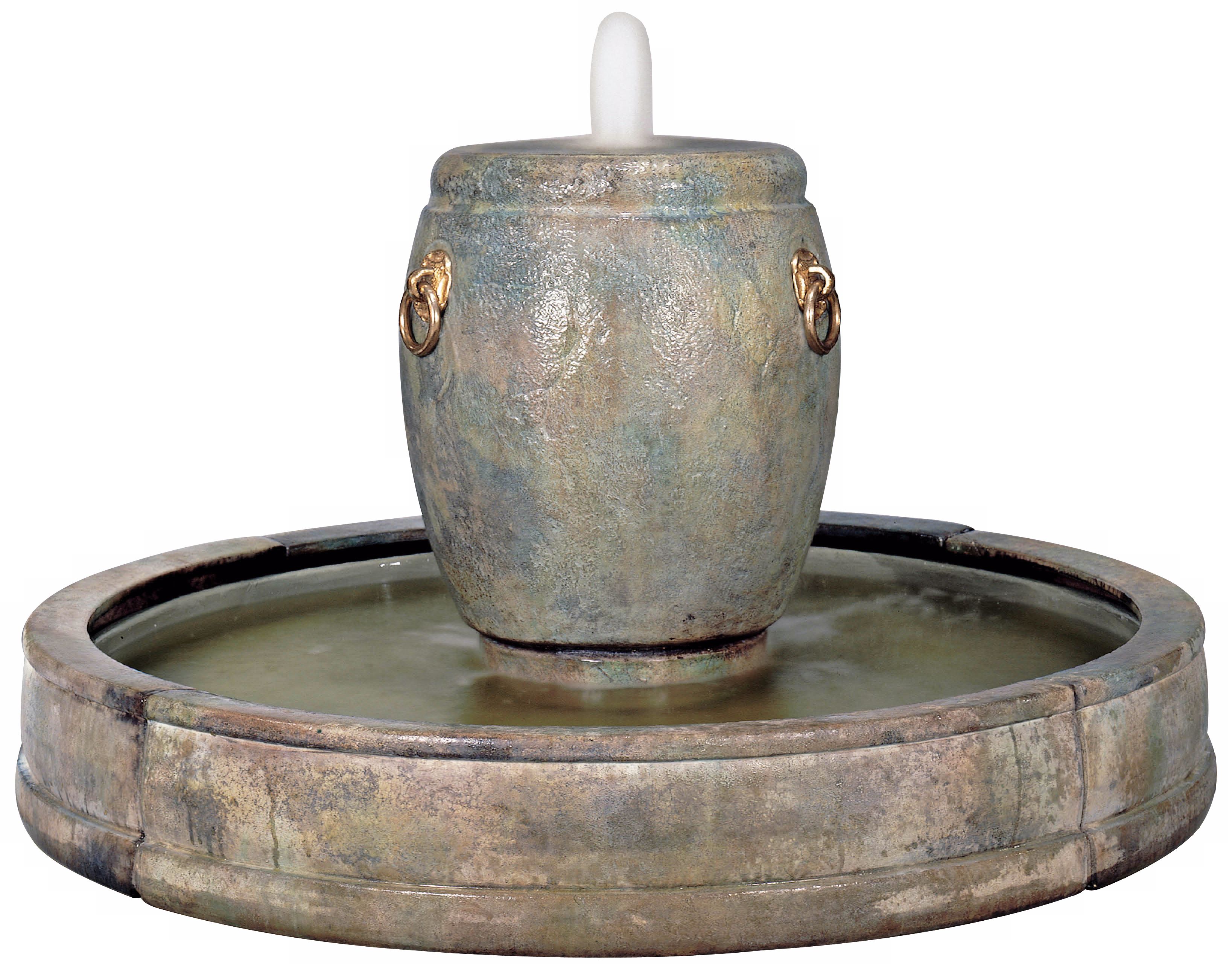 Henri Studios Large Redondo Jar Valencia Fountain