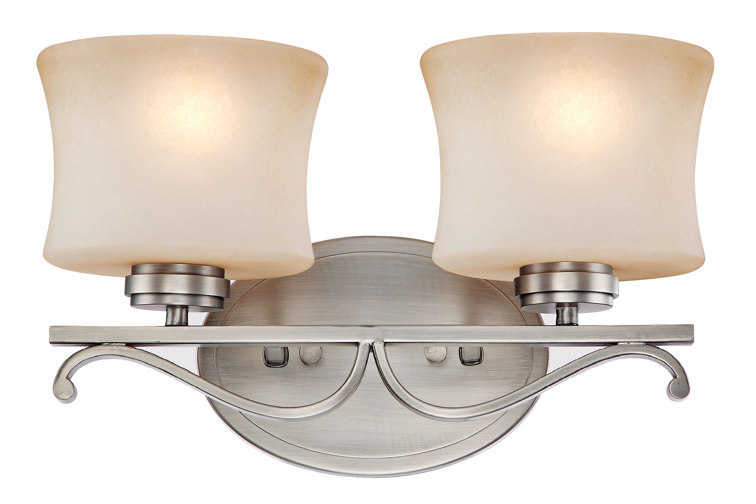 Aube Collection Pewter 14 1/2" Wide Bathroom Light Fixture