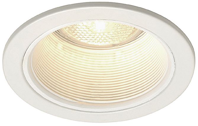 Juno 4" Line Voltage White Baffle Recessed Light