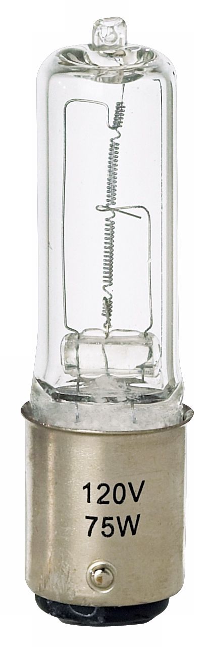 Tesler 75 Watt Double Contact Bayonet Clear Halogen Bulb