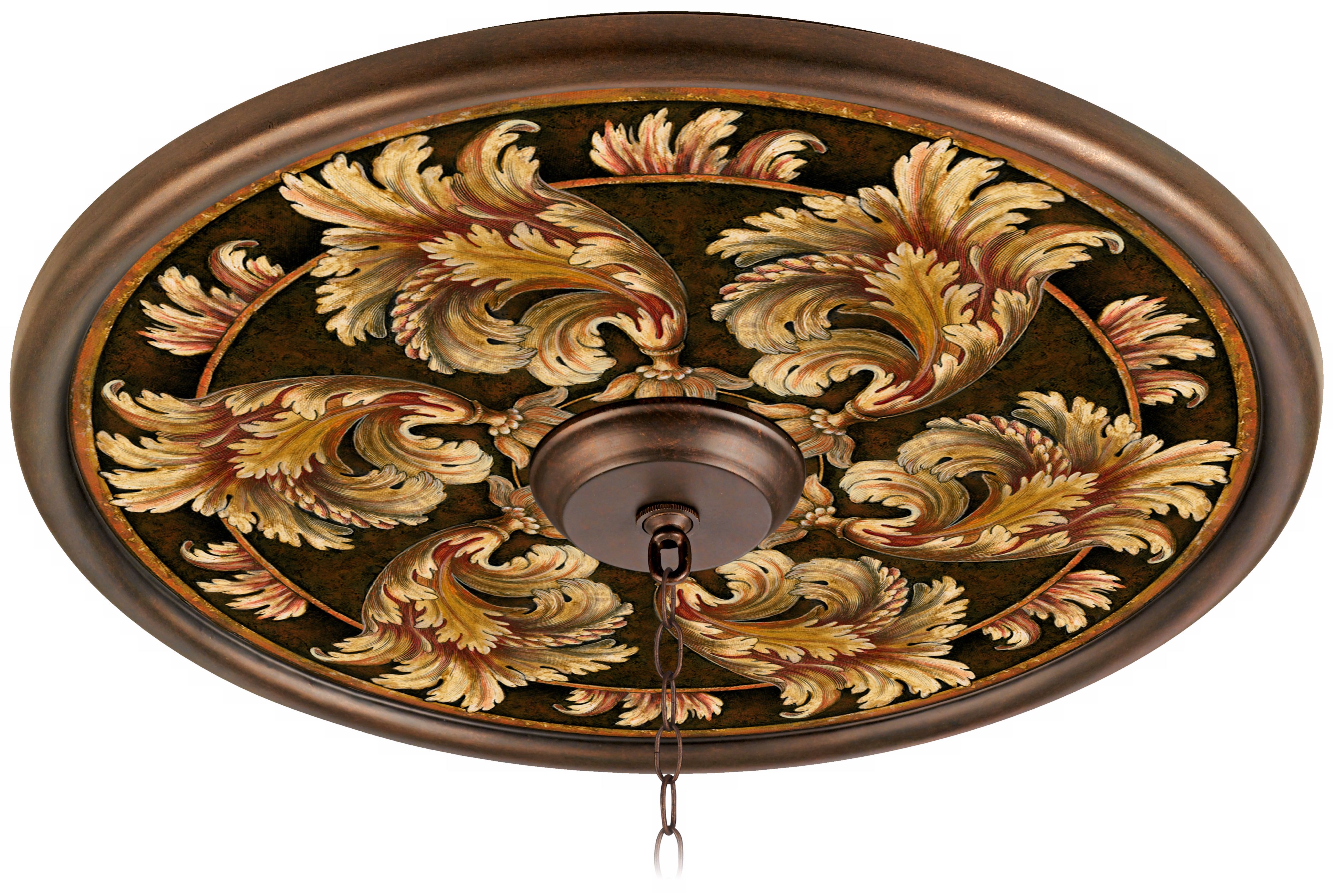 Corinthian Jewel 24" Giclee Bronze Ceiling Medallion