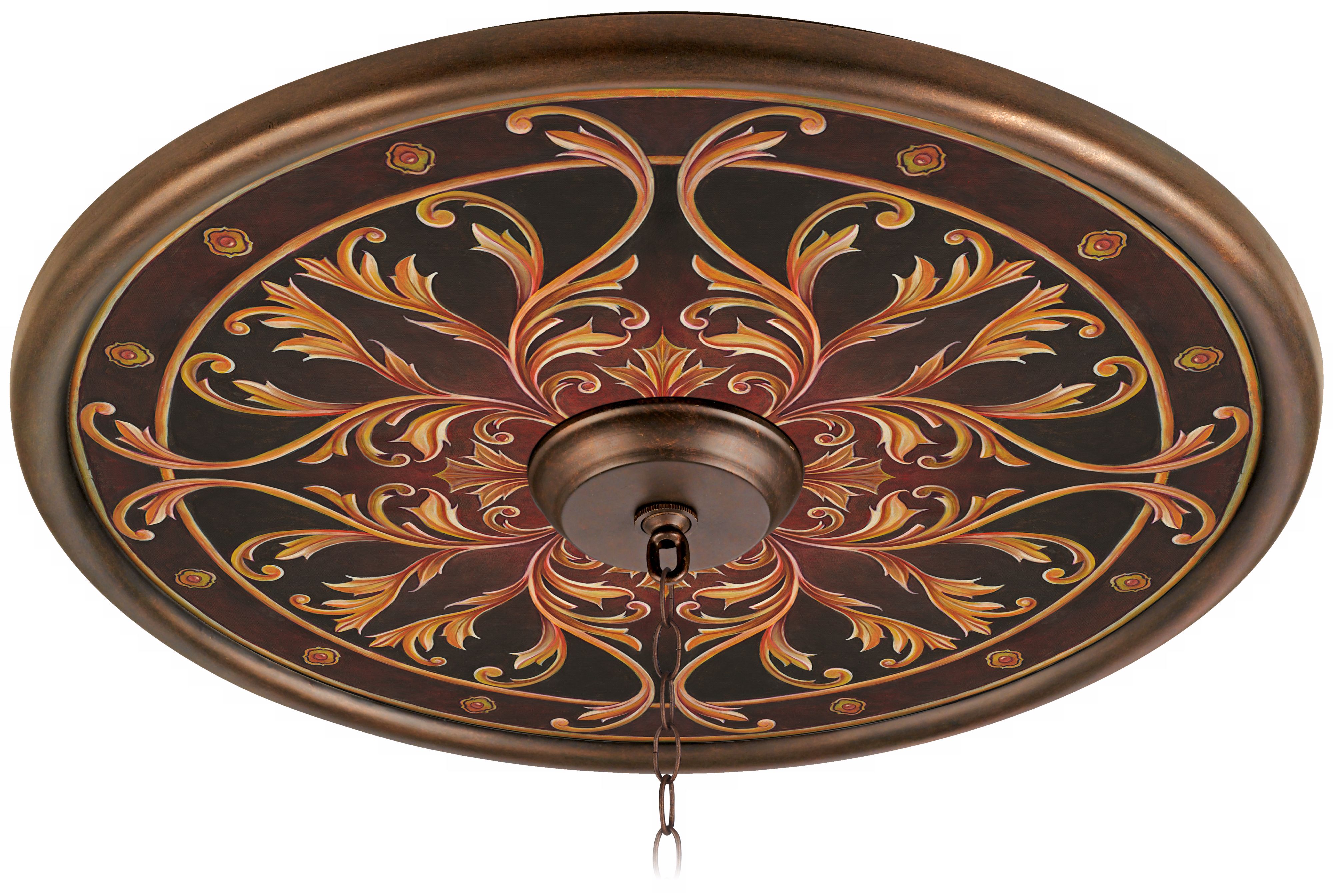 Tracery Jewels 24" Wide Bronze Finish Ceiling Medallion
