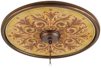 Tuscan Wine 24 Wide Bronze Finish Ceiling Medallion 02777 G7141