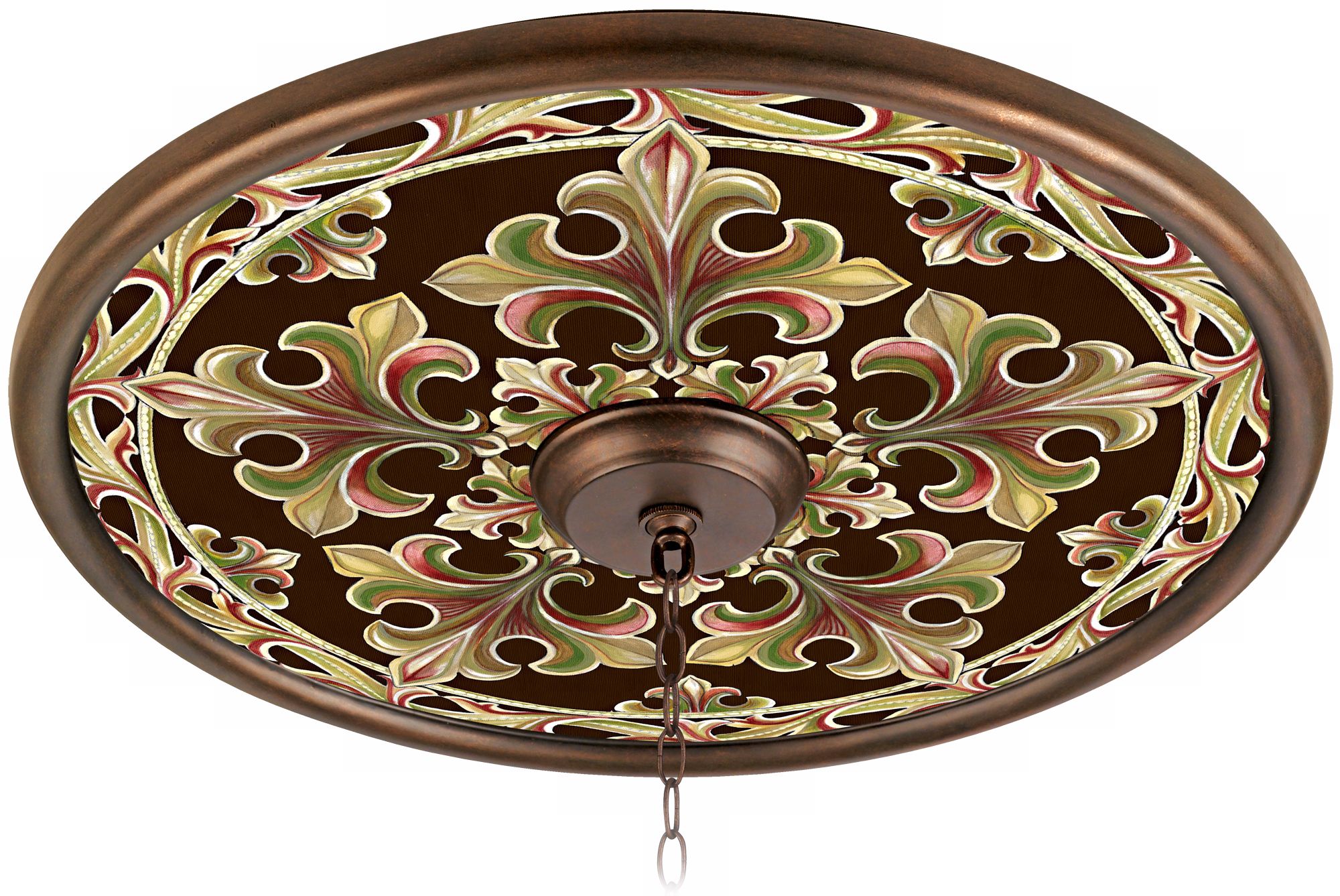 Villa Bronze 24" Giclee Bronze Ceiling Medallion