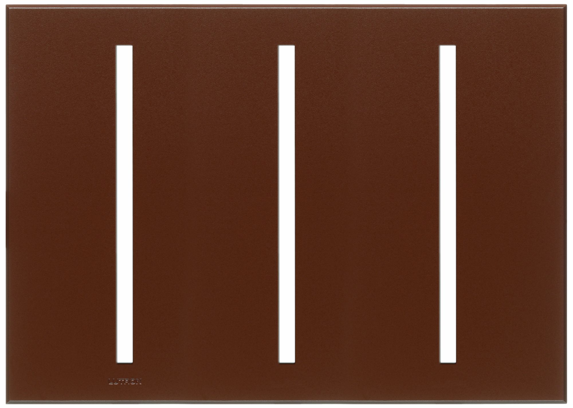 Lutron Vierti Sienna Three Gang Screwless Faceplate