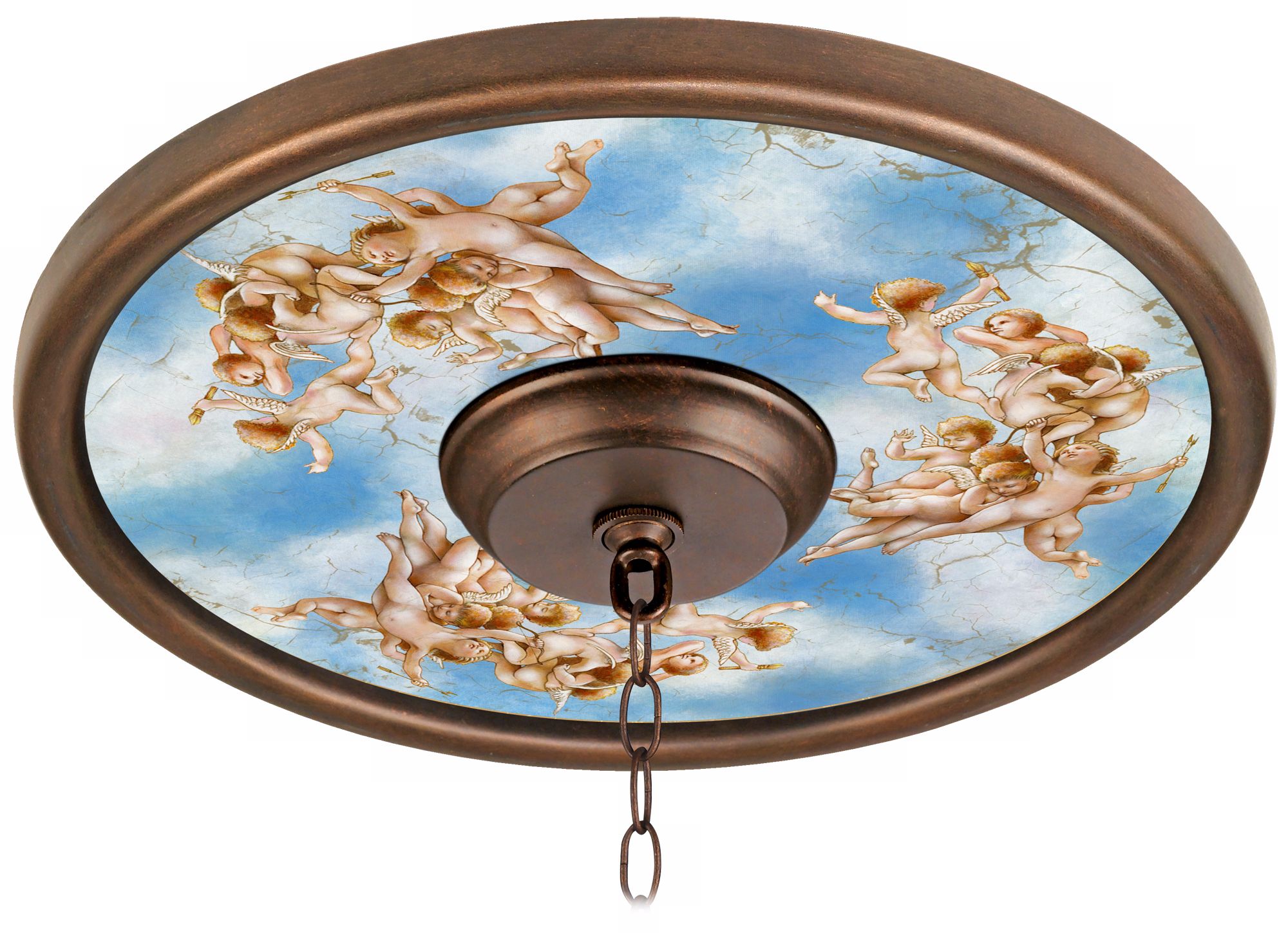 Celestial 16 Wide 4 Center Bronze Ceiling Medallion 02975 M8978