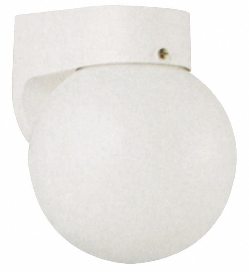 White Finish 9 1/2" High Outdoor Wall Mount