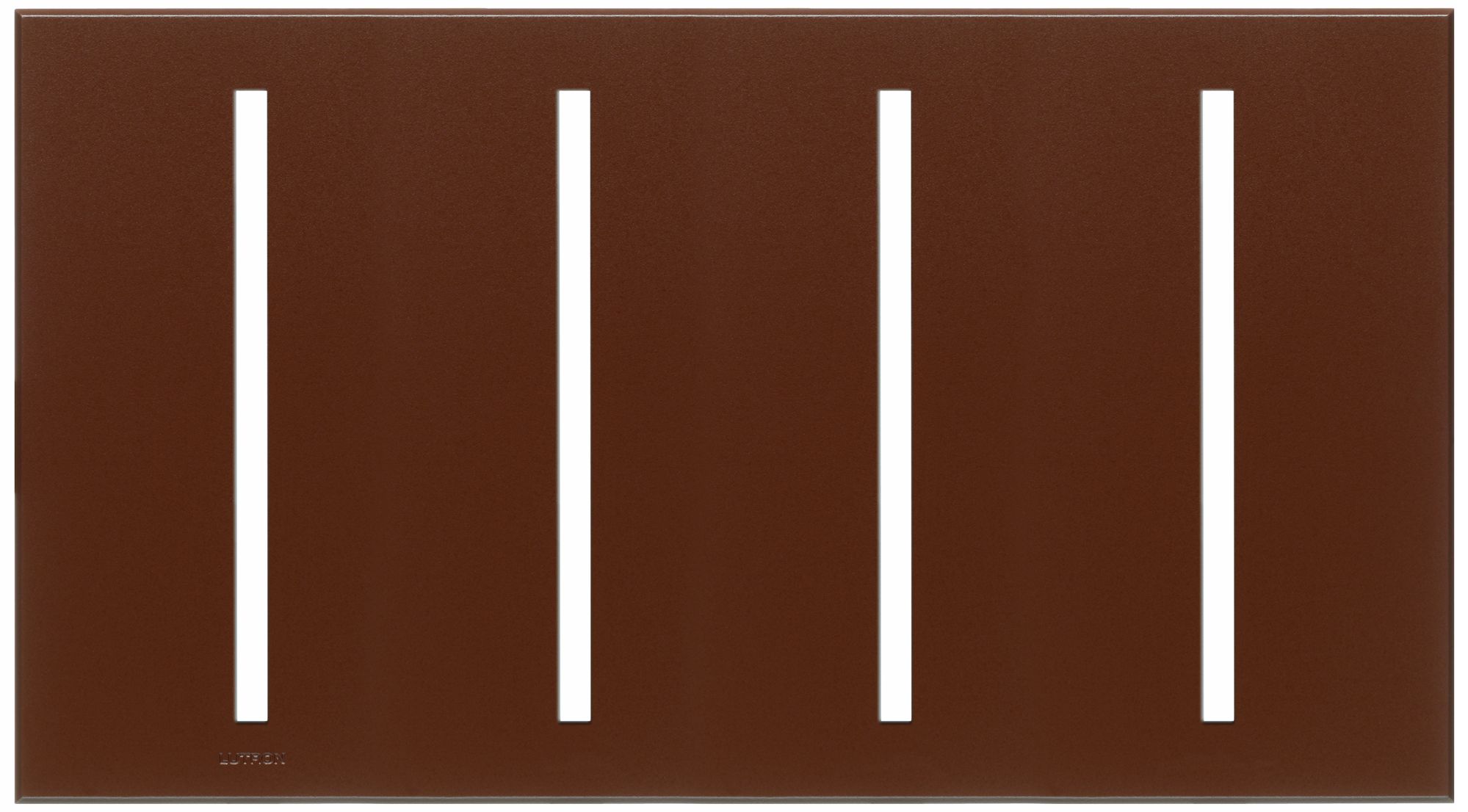 Lutron Vierti Sienna Four Gang Screwless Faceplate