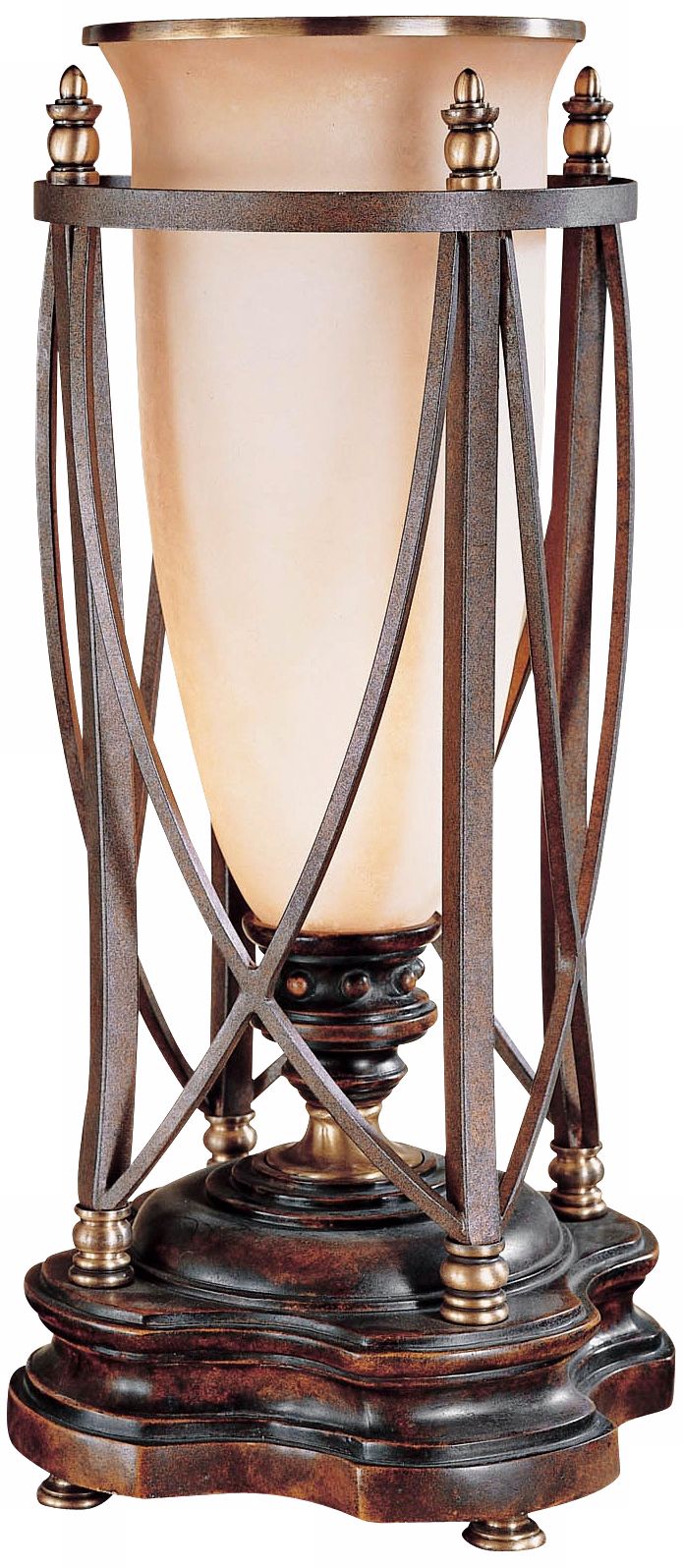 Murray Feiss Aegean Torchiere Style Uplight Table Lamp