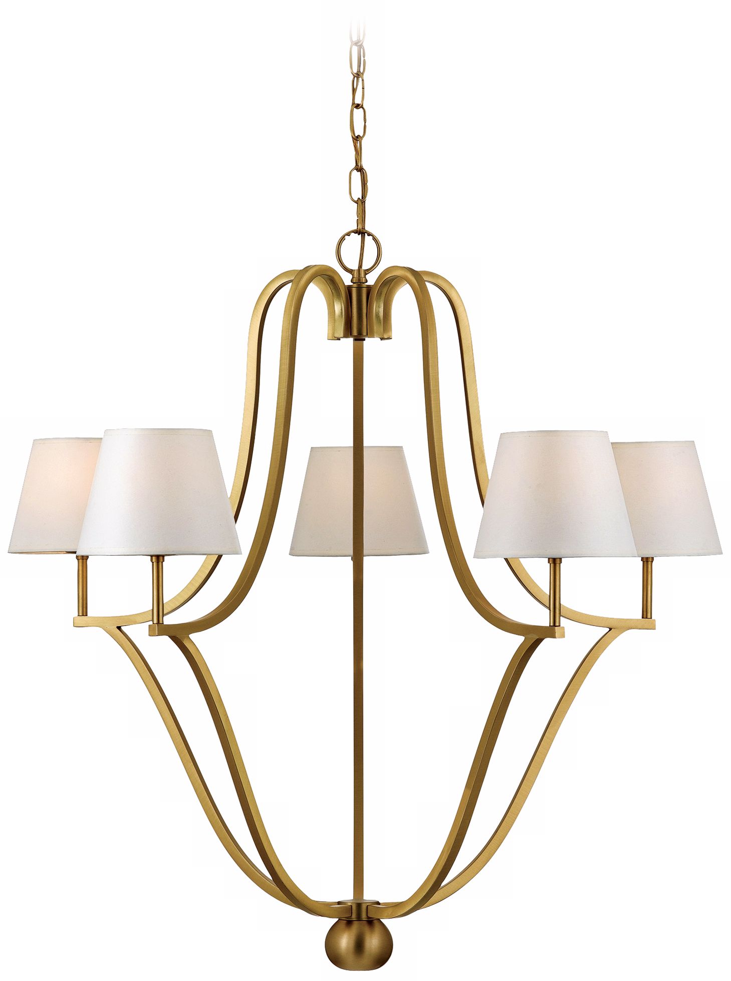 Quoizel Era Collection Gold 5-Light Chandelier
