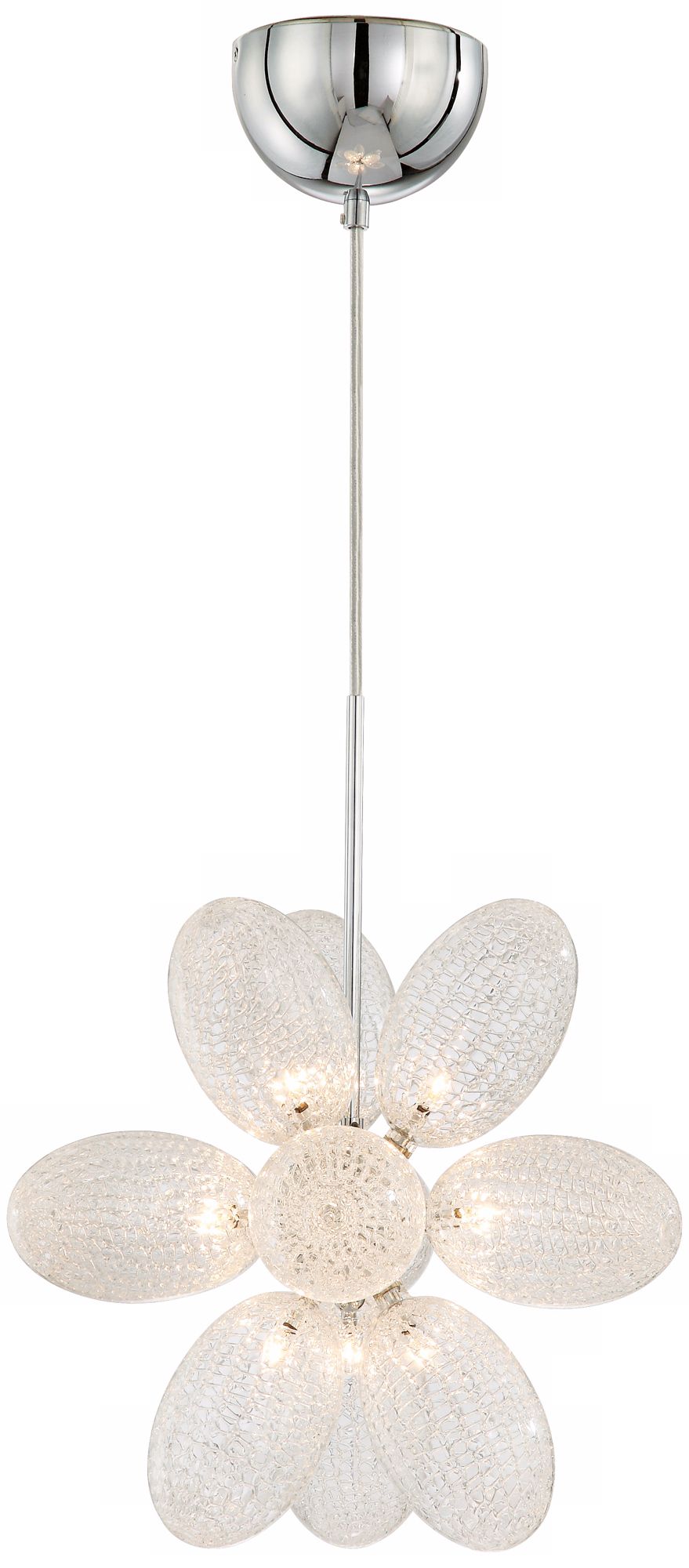 Honeycomb Balloon Glass 12 Light Pendant Chandelier