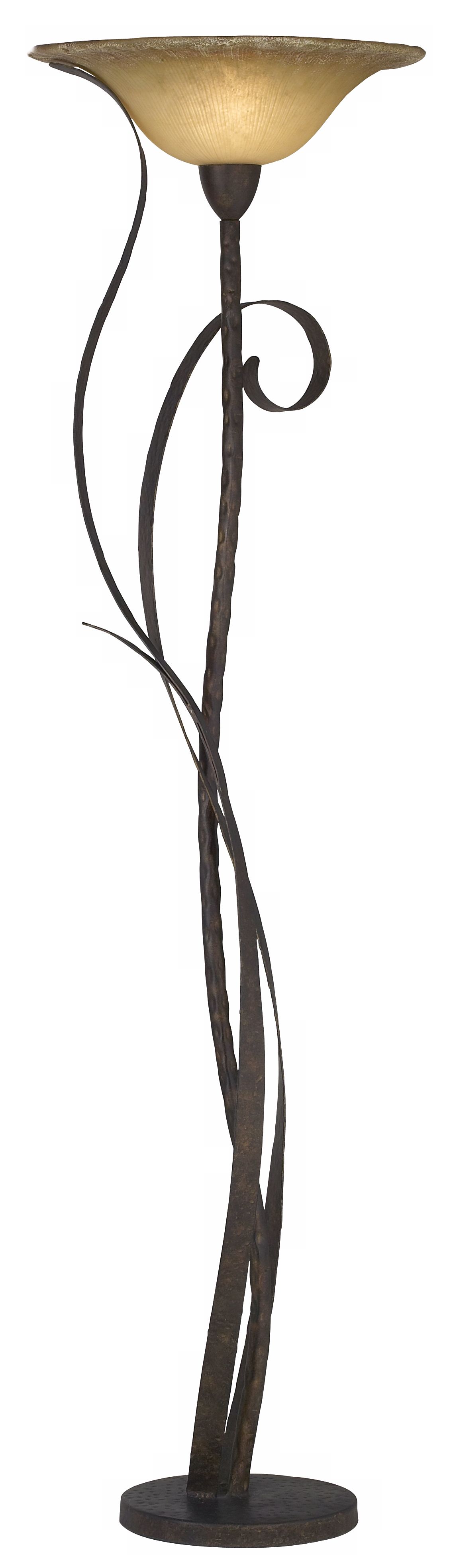 Kathy Ireland Vine Torchiere Floor Lamp